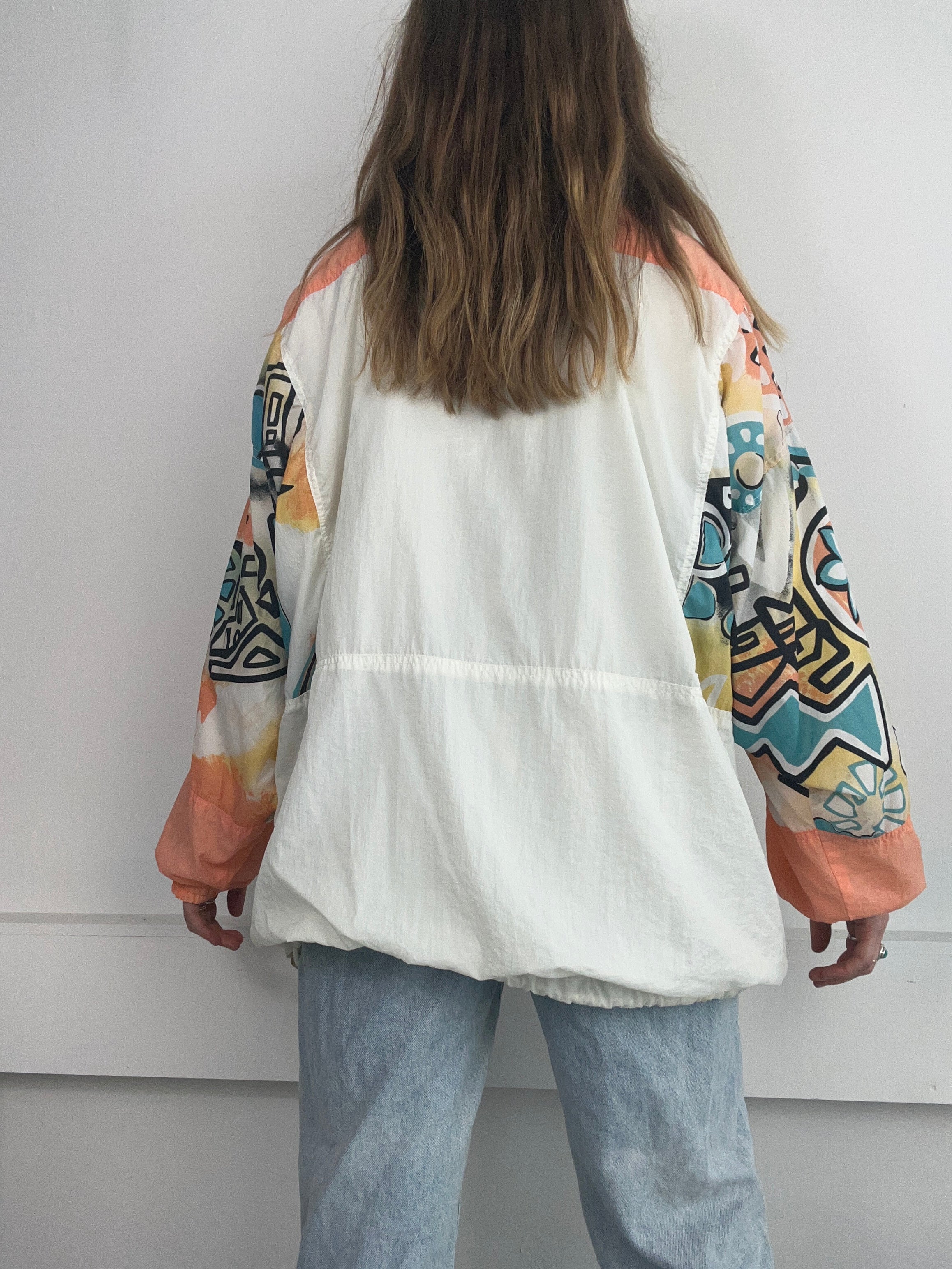 Half Zip 80's Jacket Size Xl
