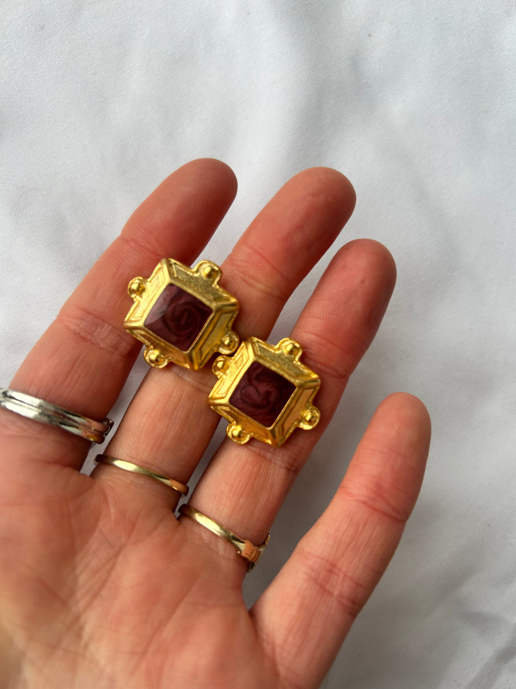 80's Gold Plated Earrings