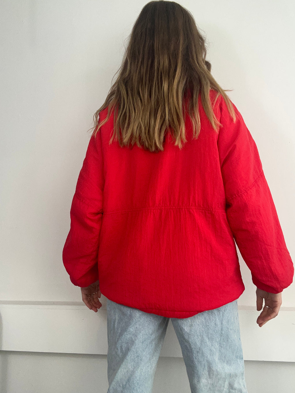Red 80's Jacket Size M