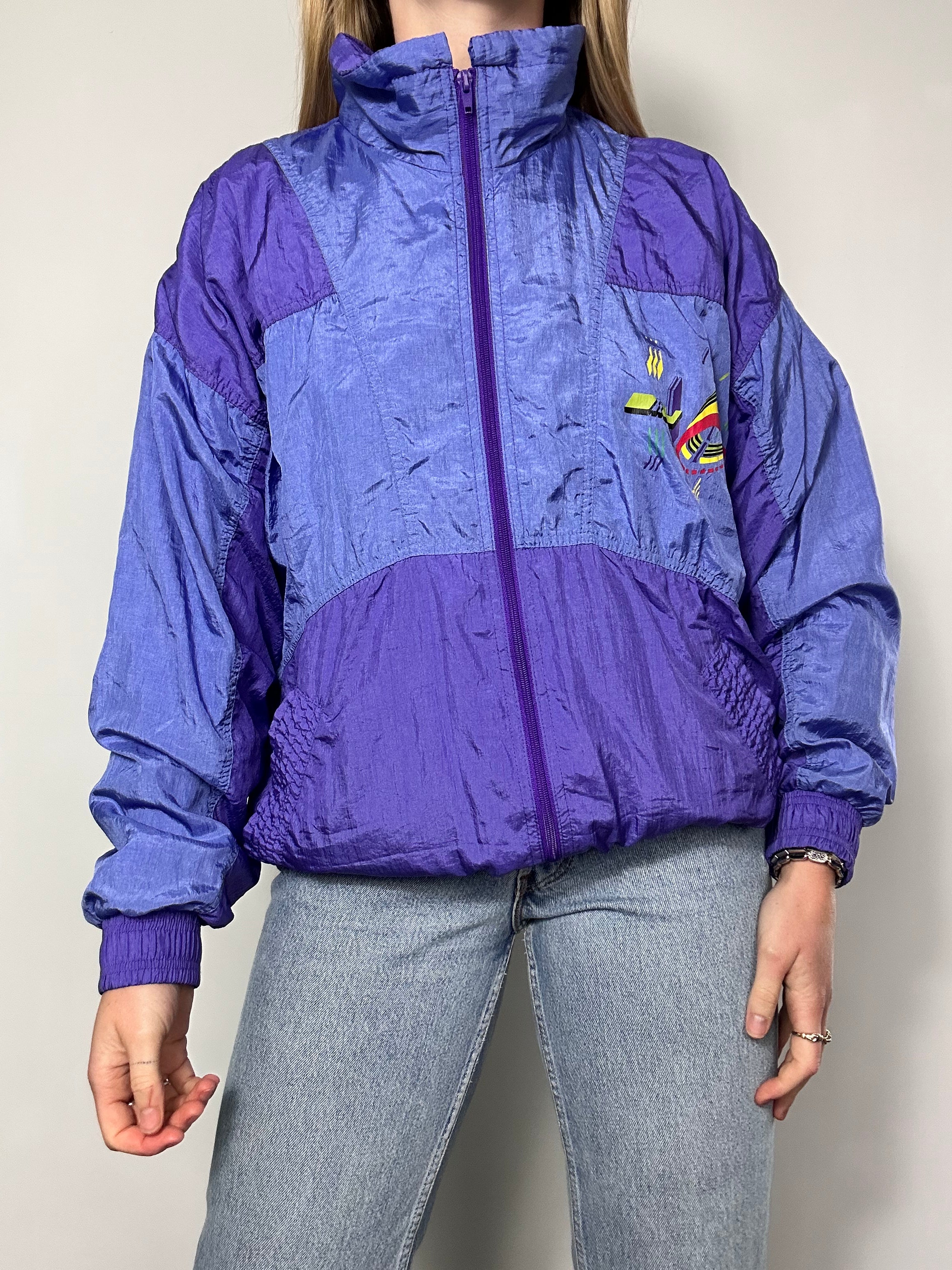 Purple 80's Shell Jacket Size 10