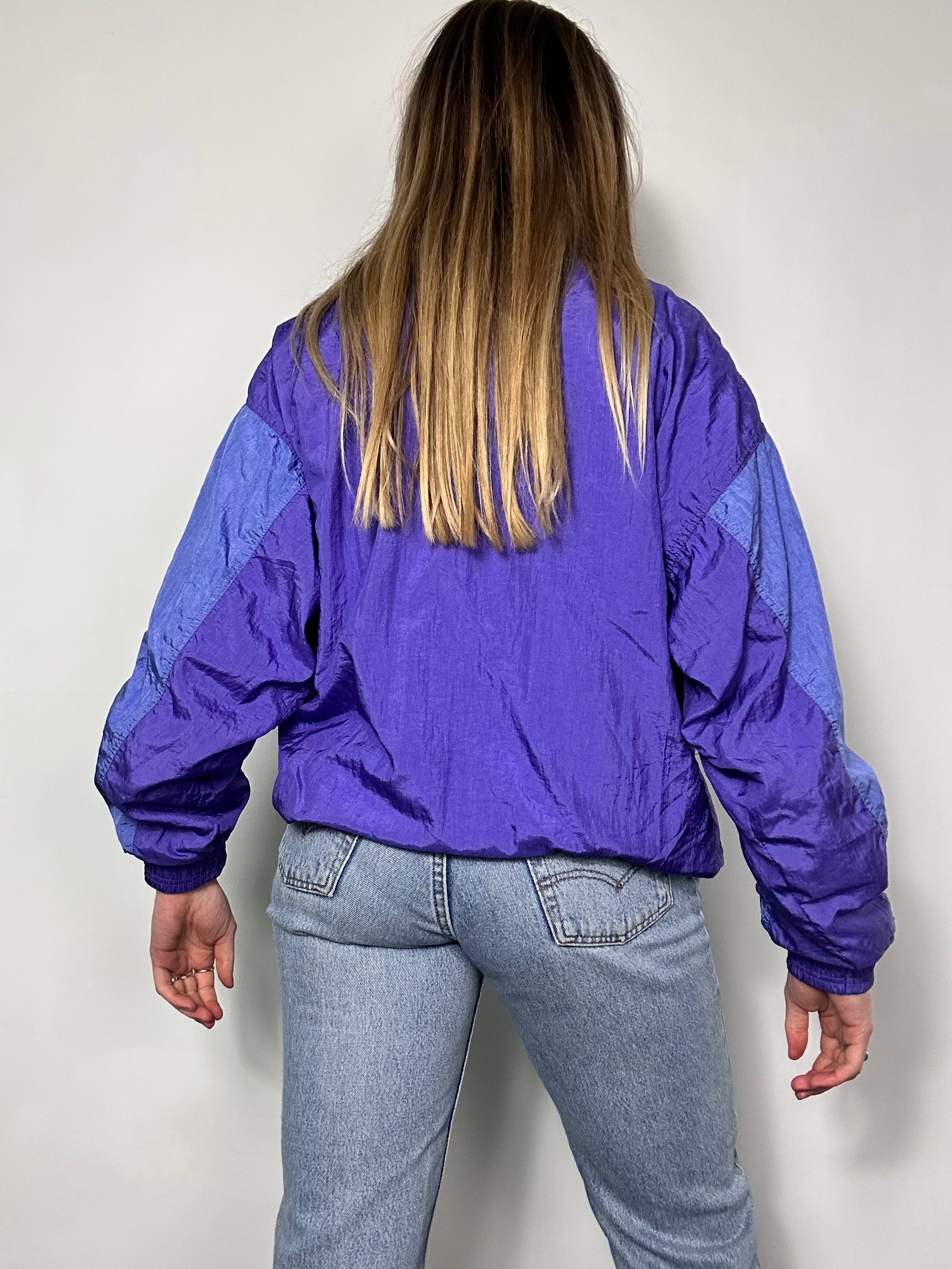 Purple 80's Shell Jacket Size 10
