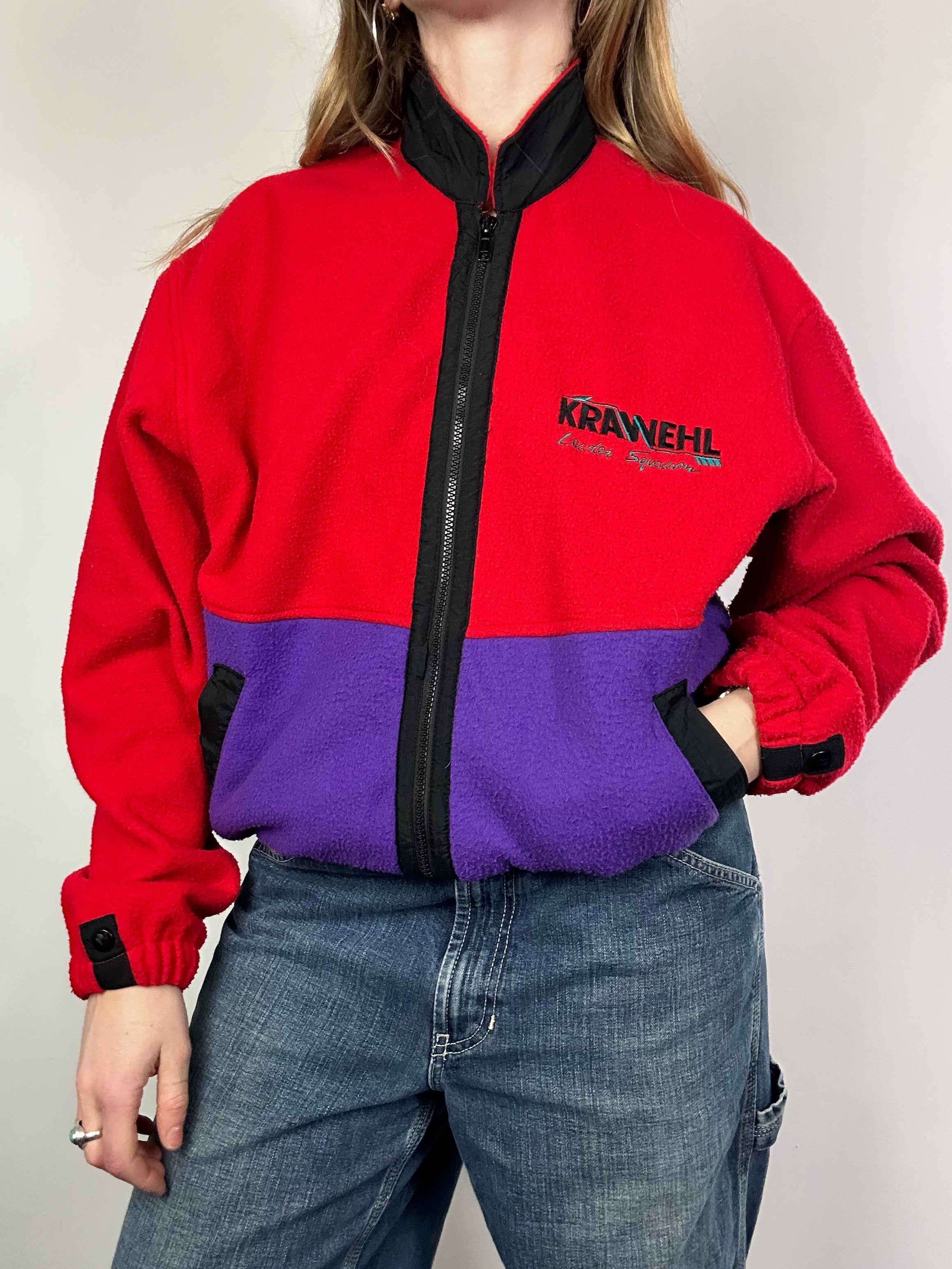 Red And Purple Fleece Size 10