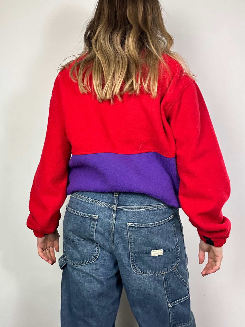 Red And Purple Fleece Size 10