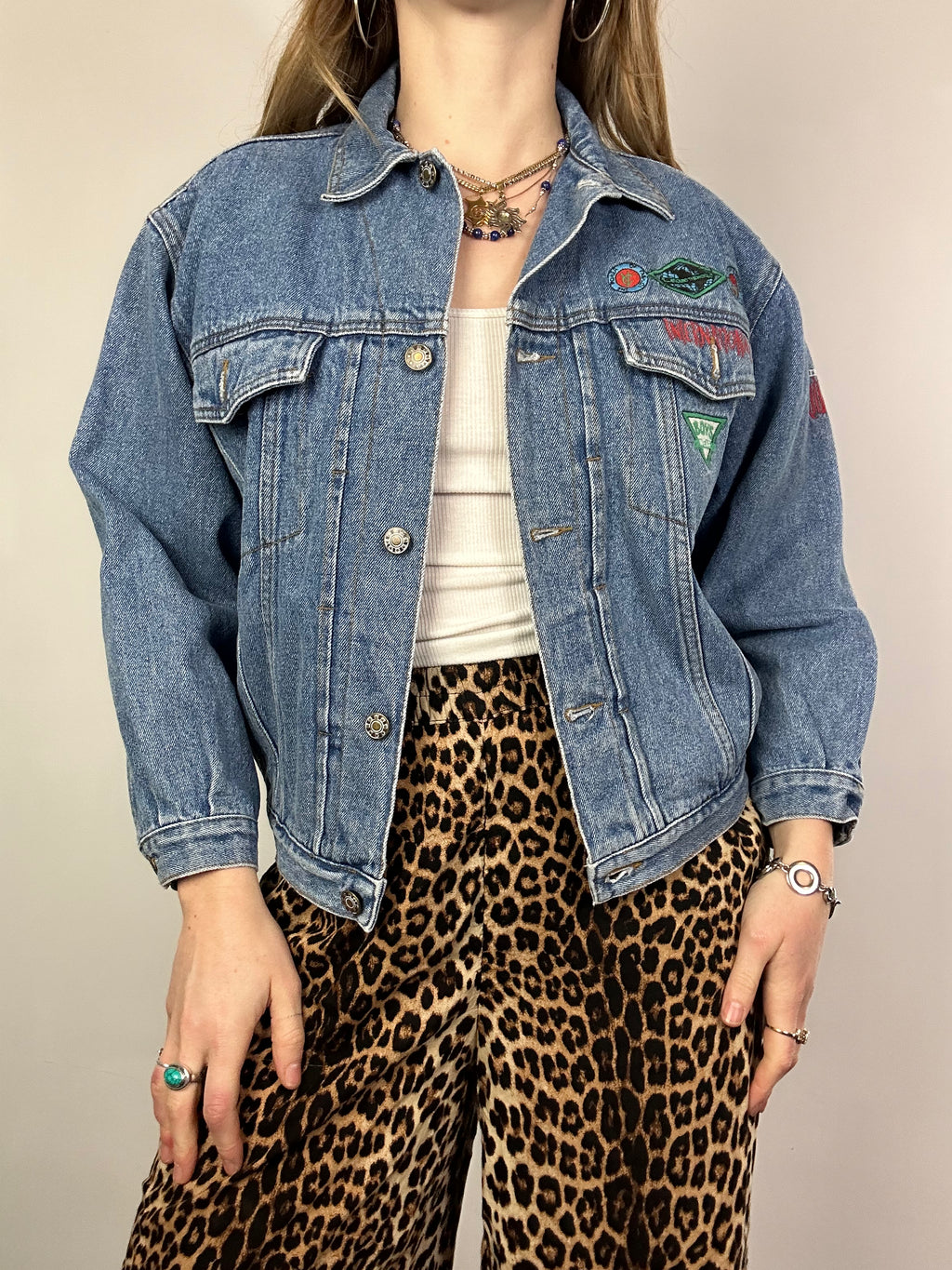 80's Denim Jacket Size S