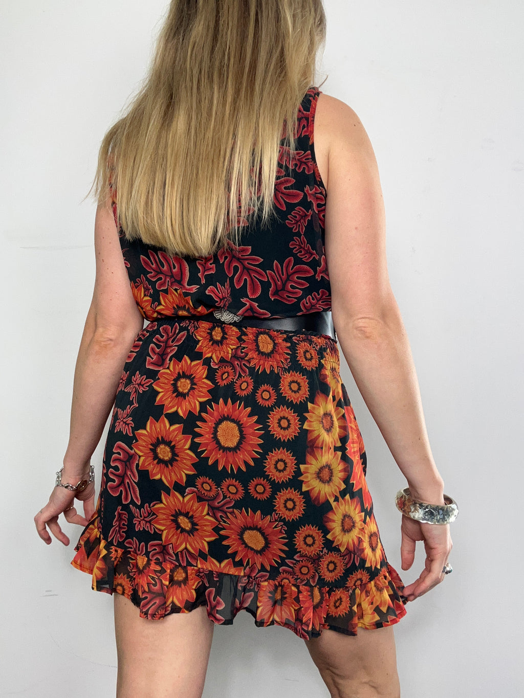 Desigaul Sunflower Dress Size 8/10