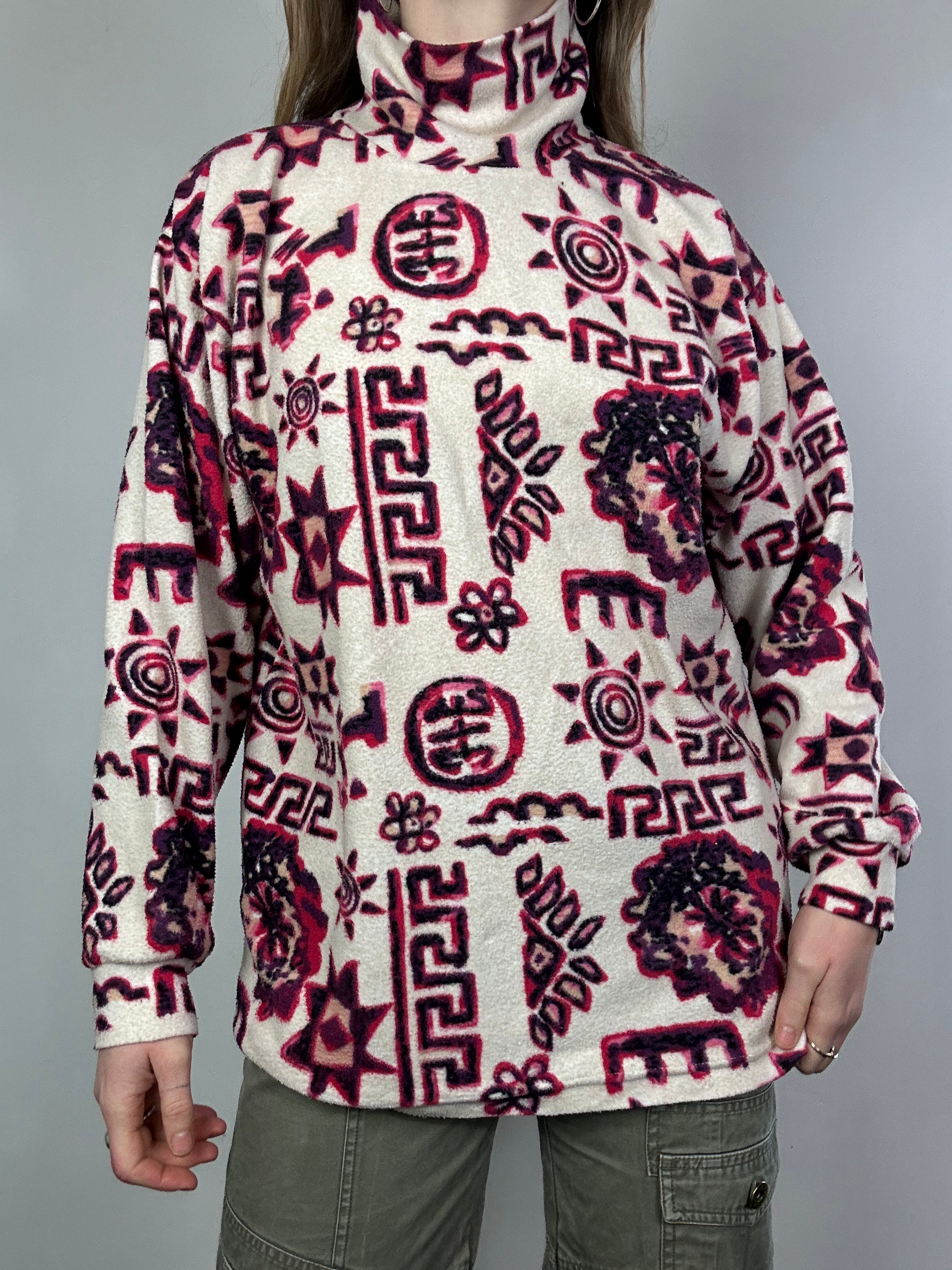 High Neck 80's Fleece Size M
