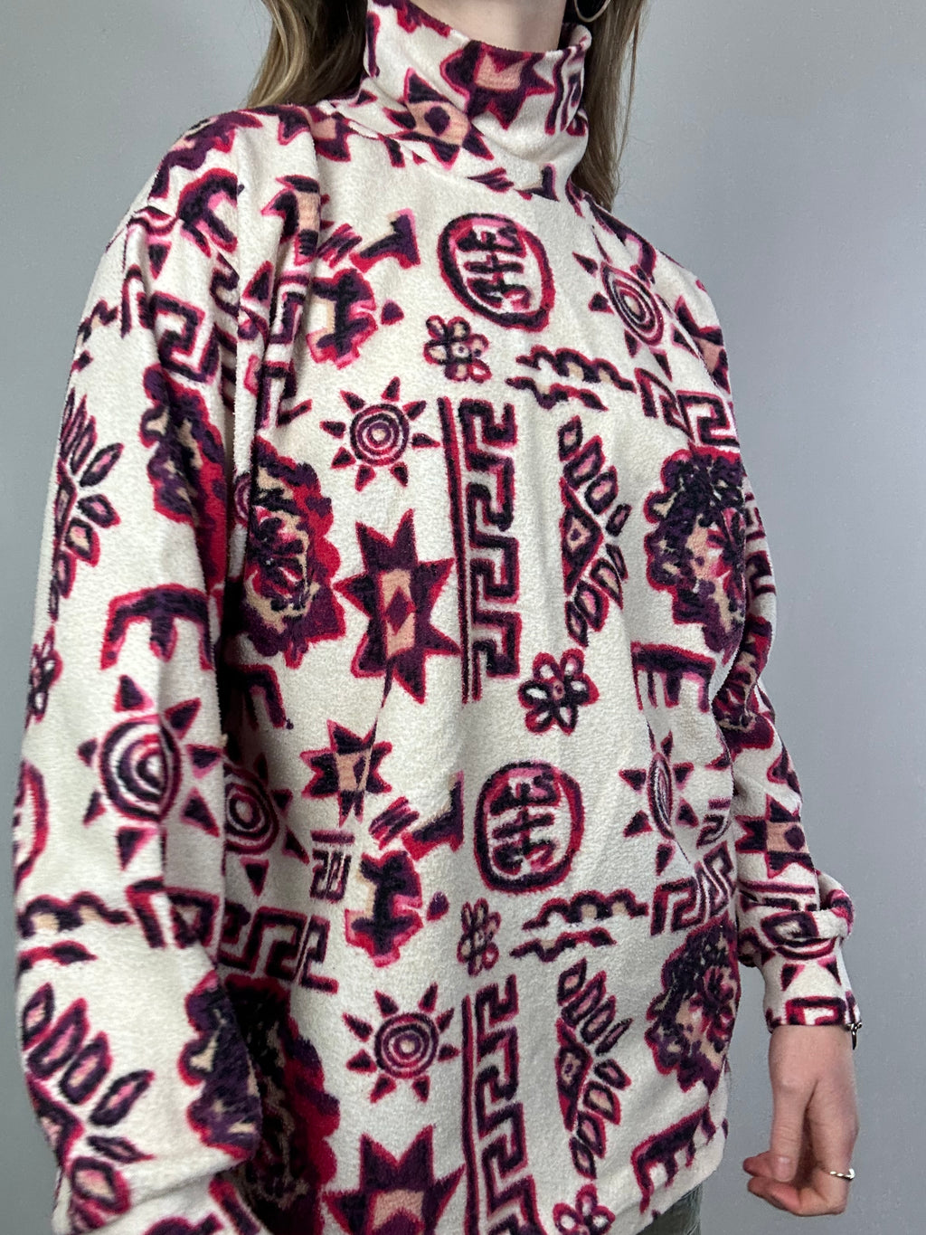 High Neck 80's Fleece Size M