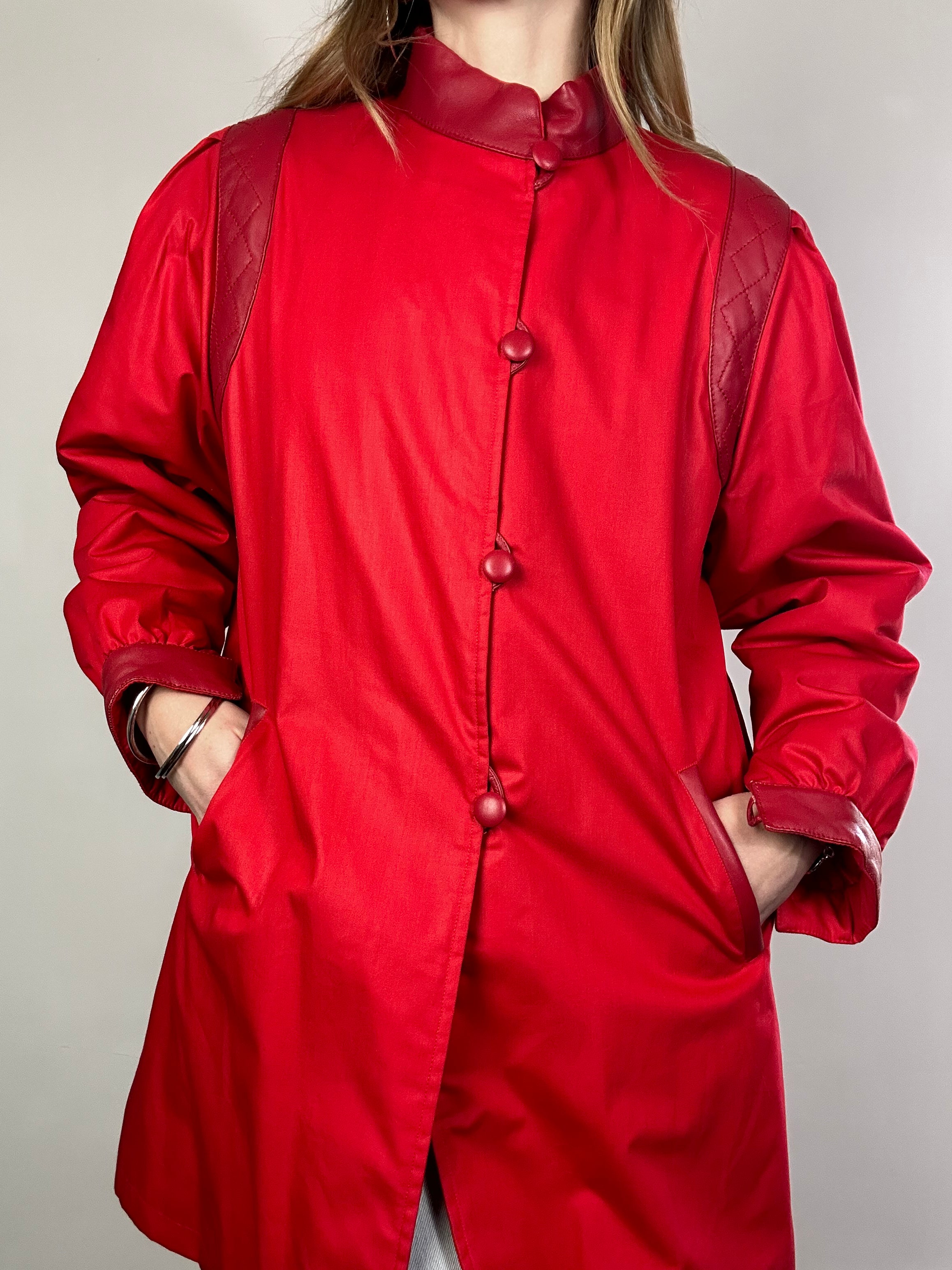 80's Red Coat Size 12