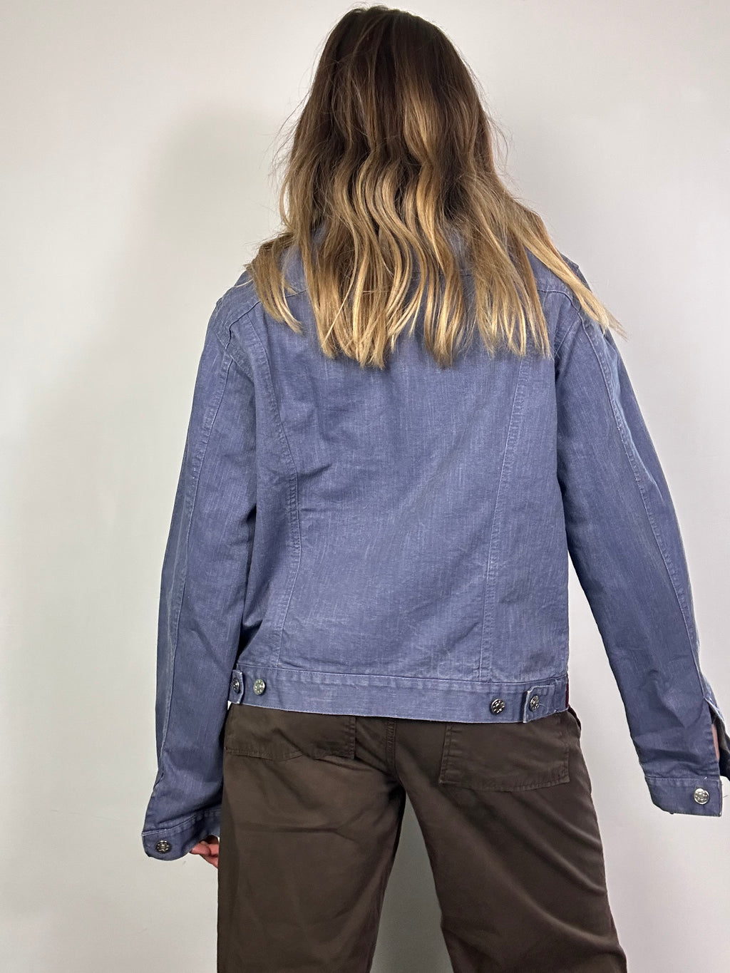 Purple Denim Jacket Size 10