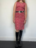 Red 90's Tea Dress size 8