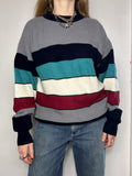 Striped Knitted Sweater Size M