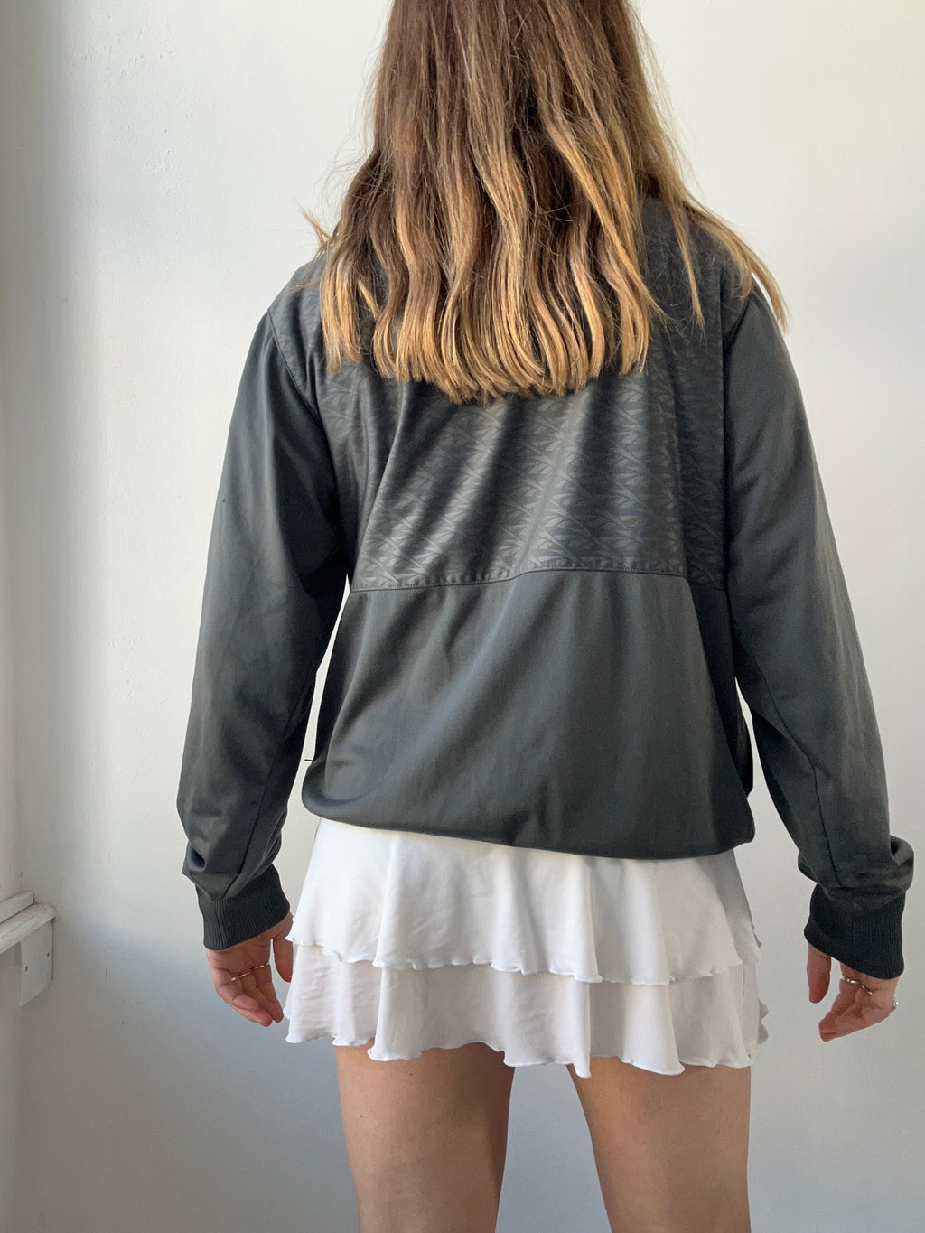 Reebok Grey Track Jacket Size M