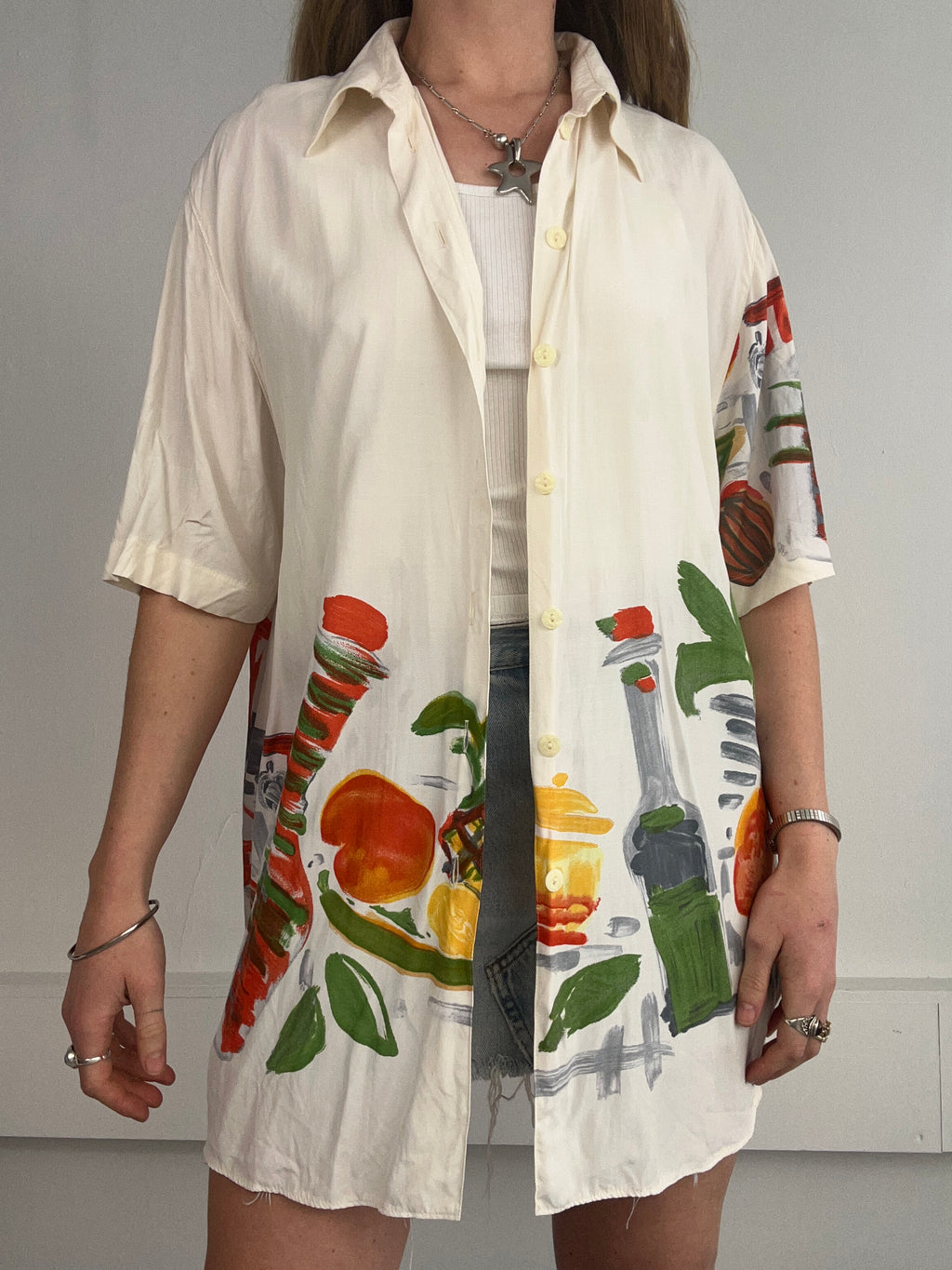 Dinner table 80's Shirt Size M/L