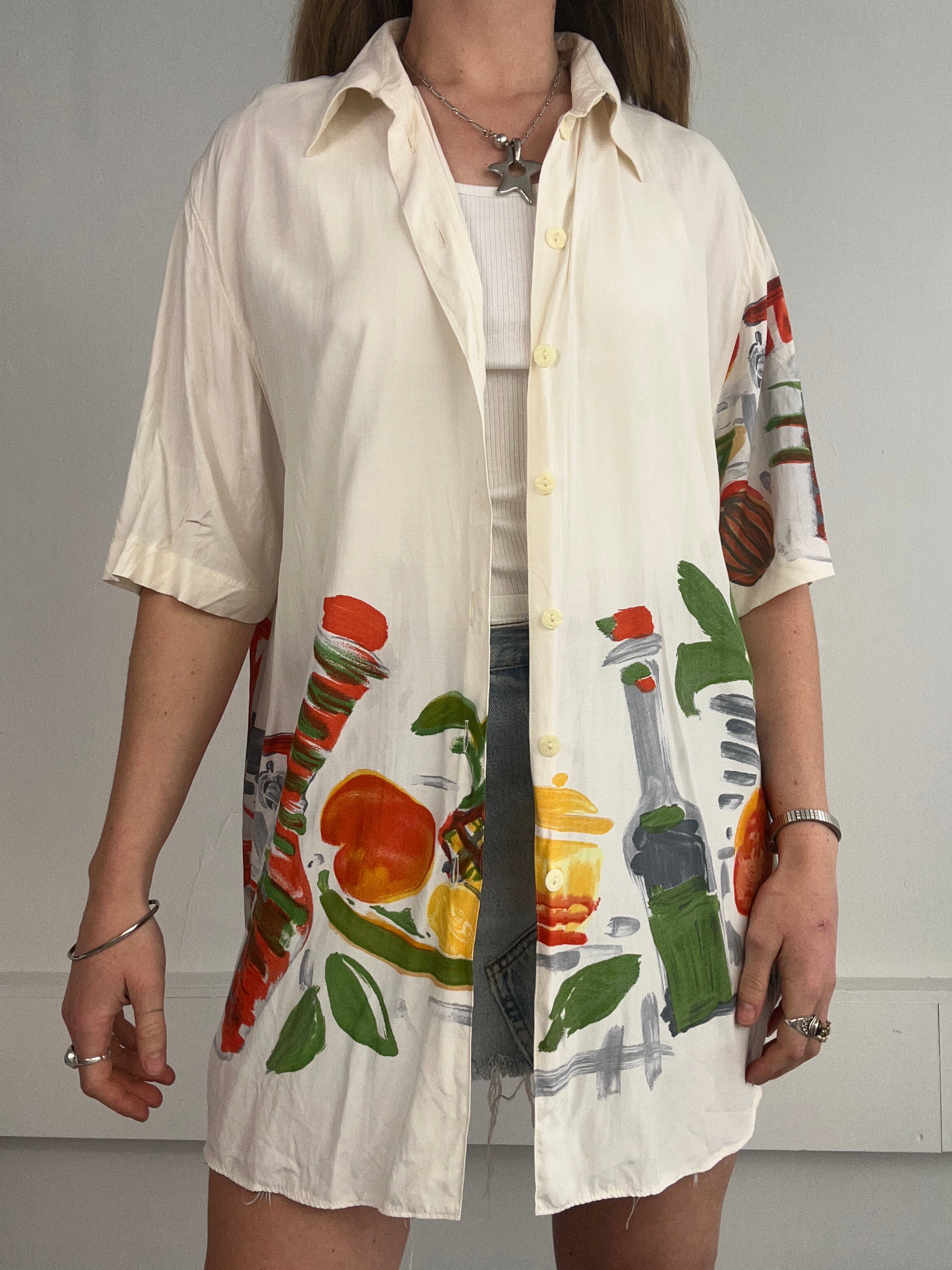 Dinner table 80's Shirt Size M/L