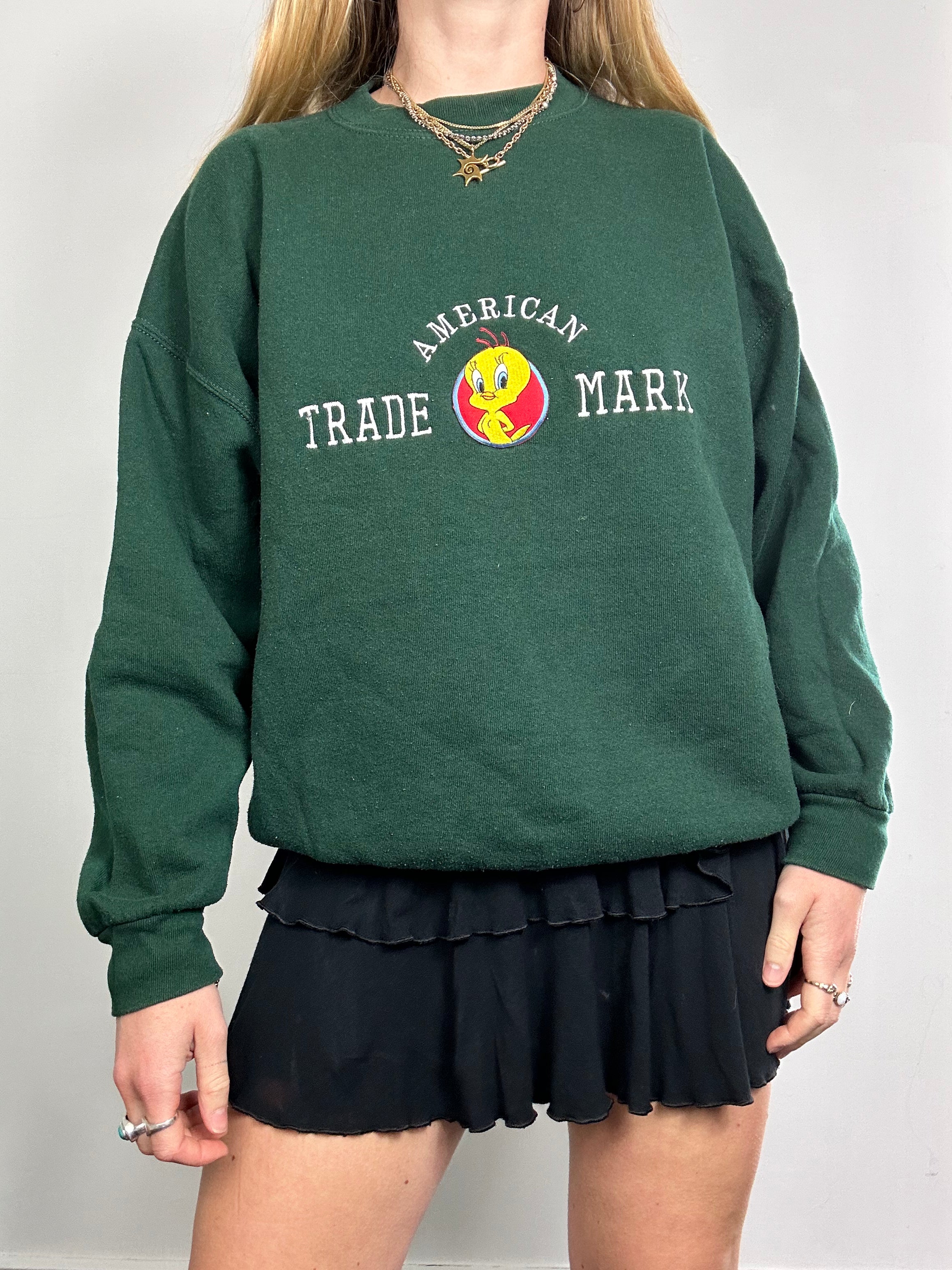 Green Winnie the Pooh Sweater Size M