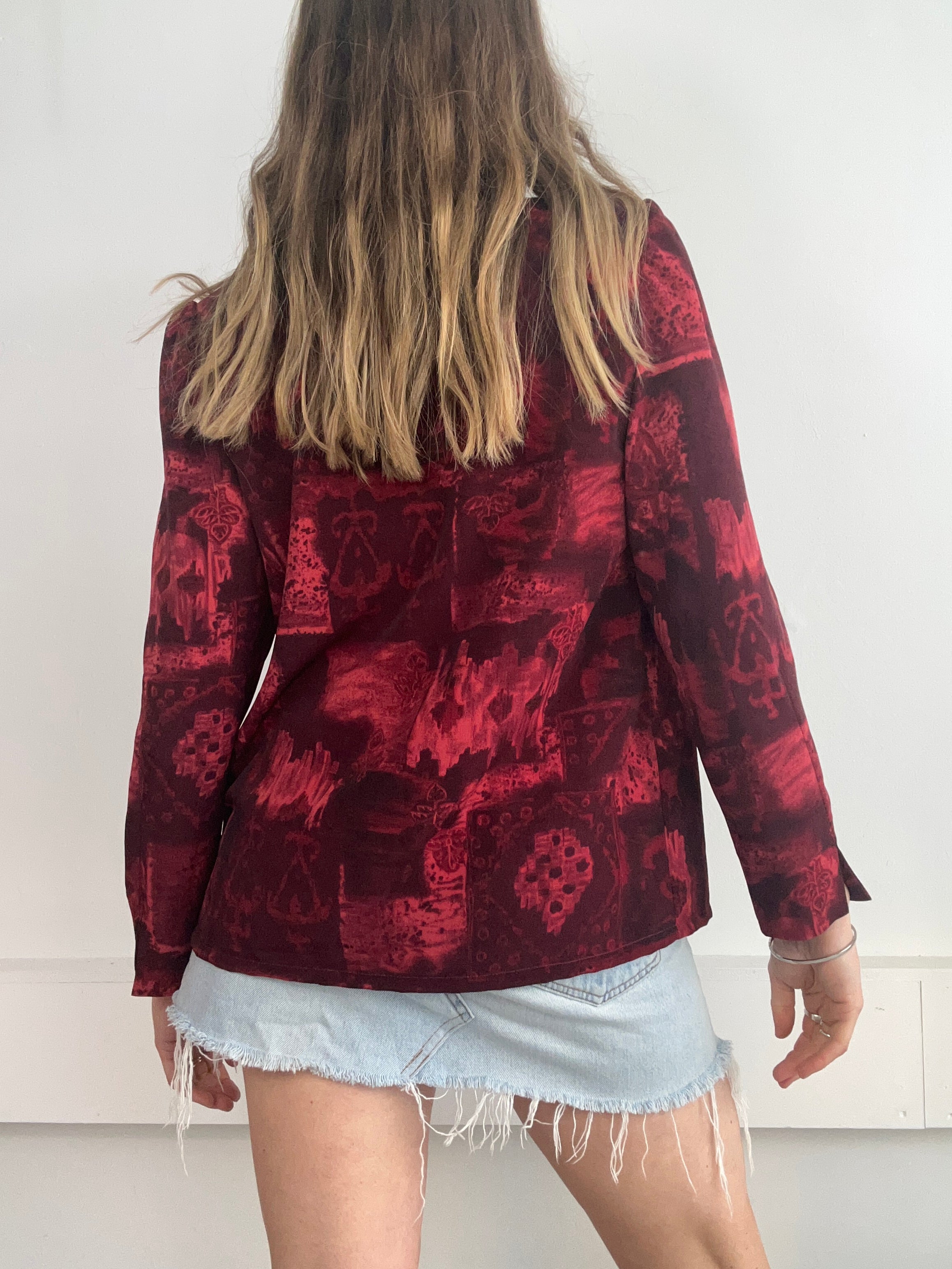 80's Floral Jacket Size 10