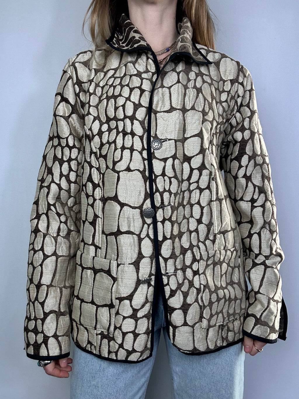 Reversible Tapestry Jacket Size XL