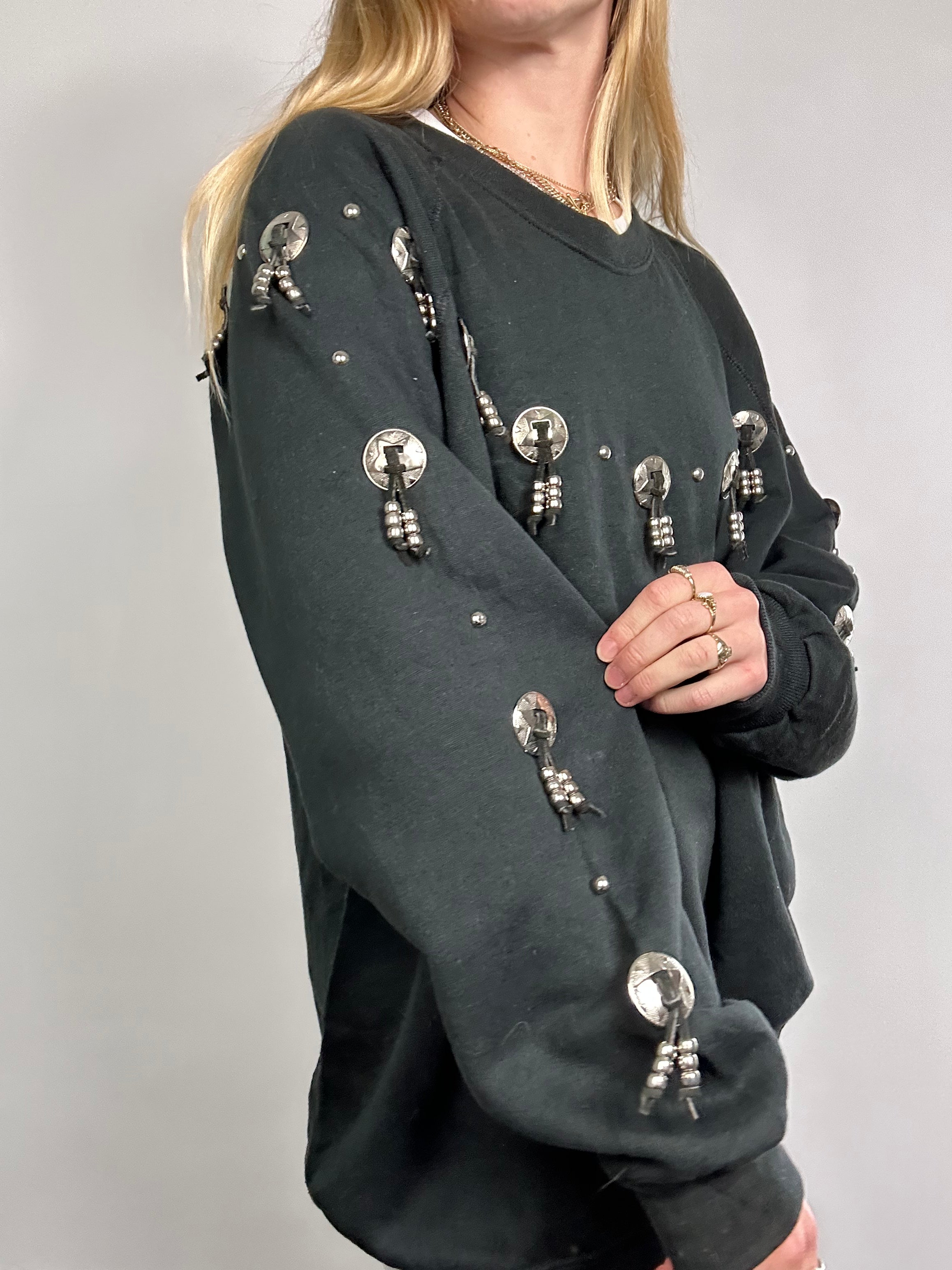 Western Embellished Sweater Size Xl