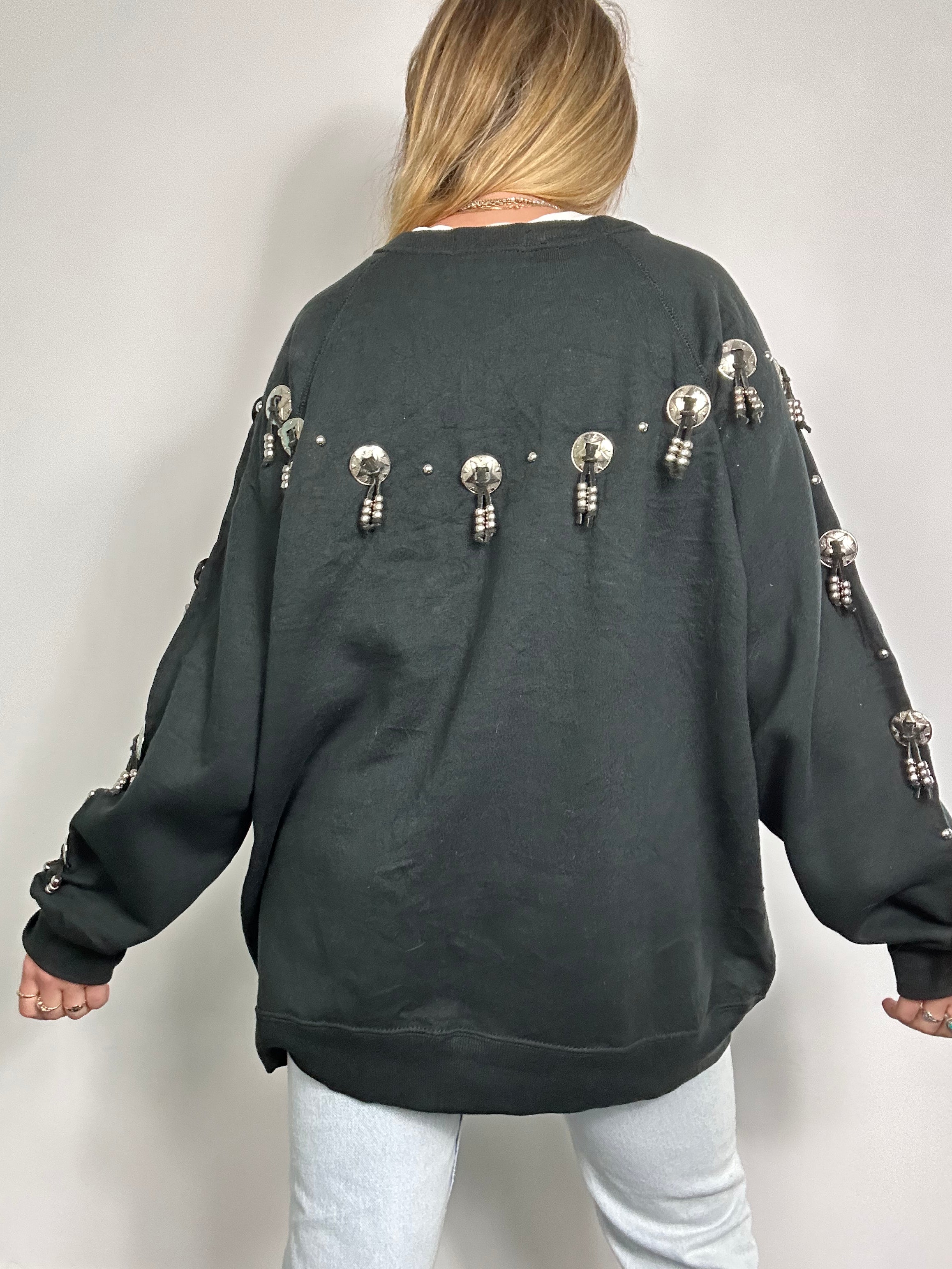 Western Embellished Sweater Size Xl