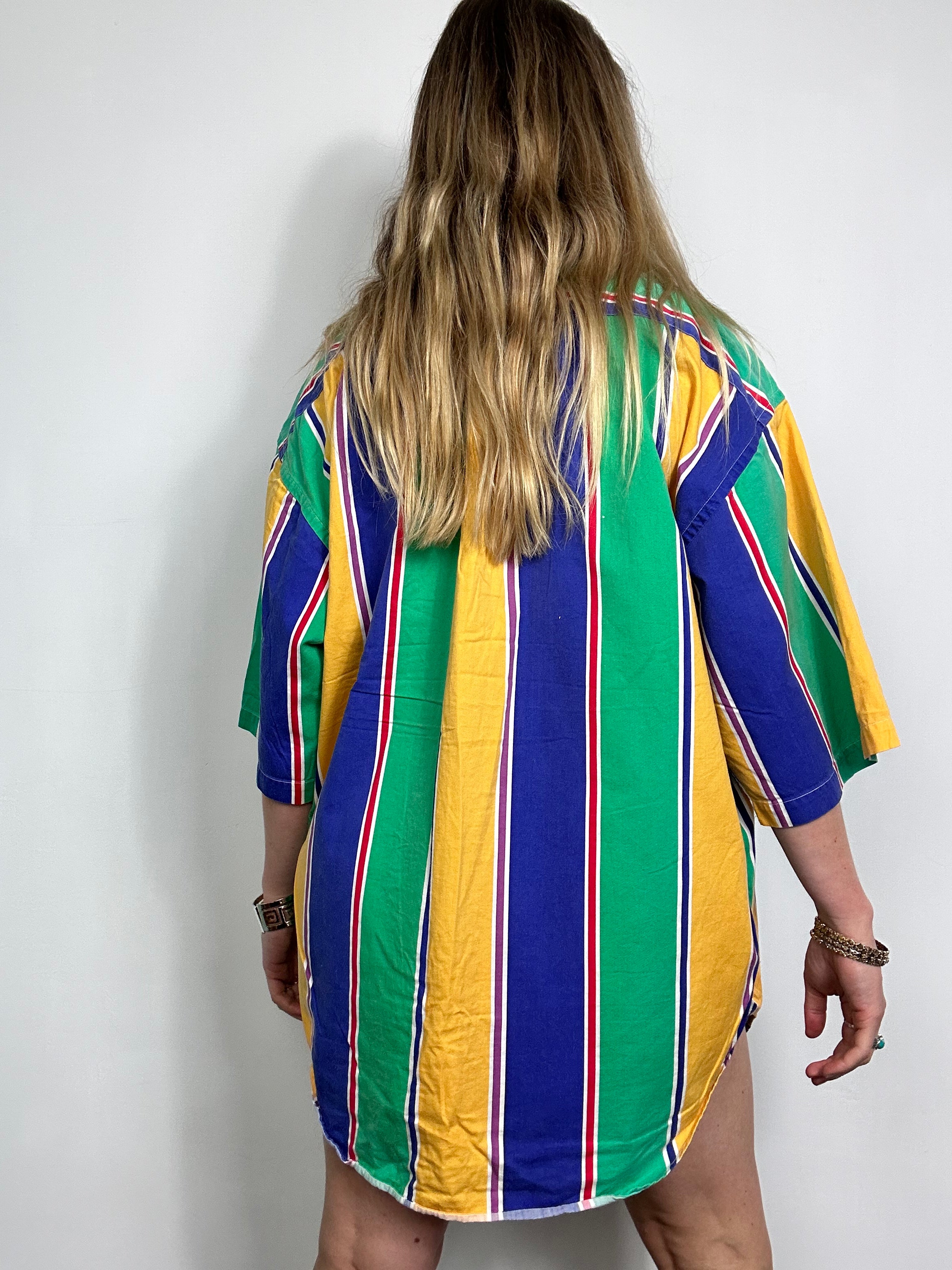Striped Cotten Shirt Size Xl