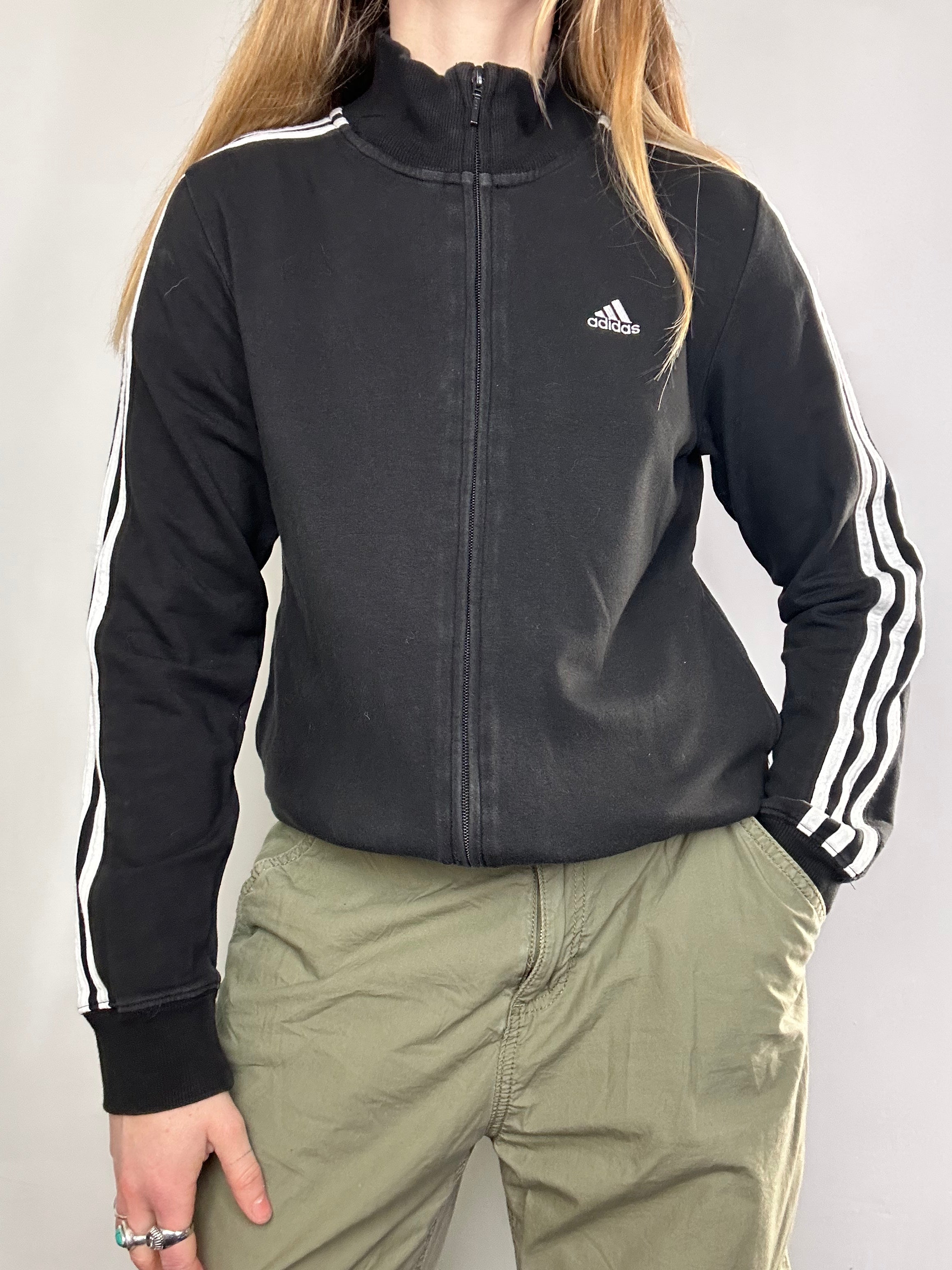 Adidas Zip Thru Jacket Size  S