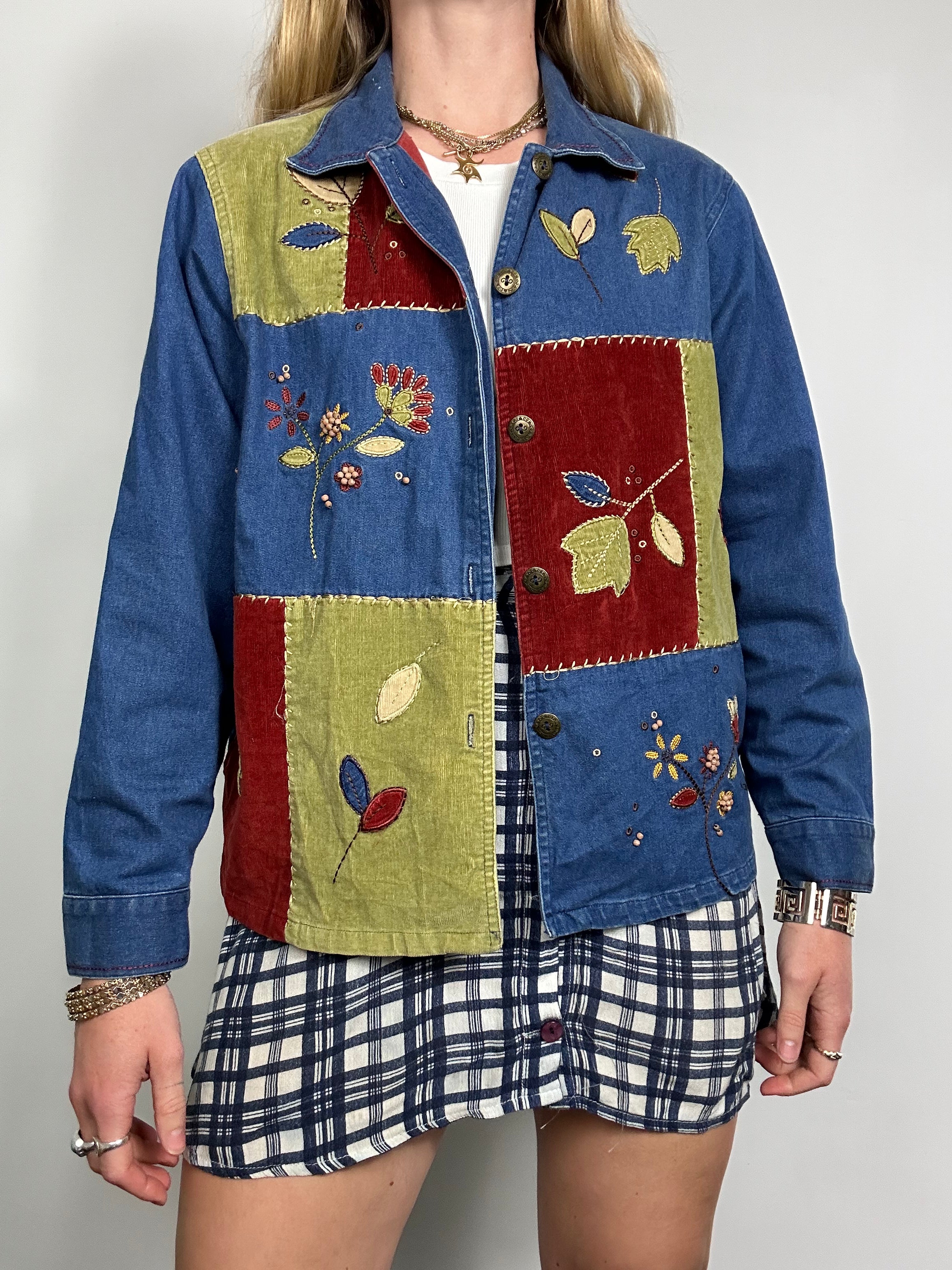 Autumnal Denim Jacket Size 10