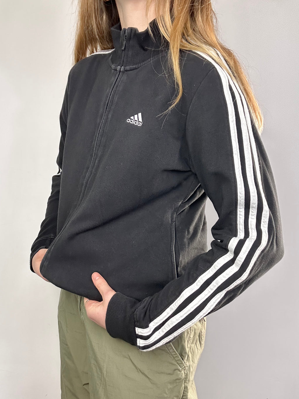 Adidas Zip Thru Jacket Size  S
