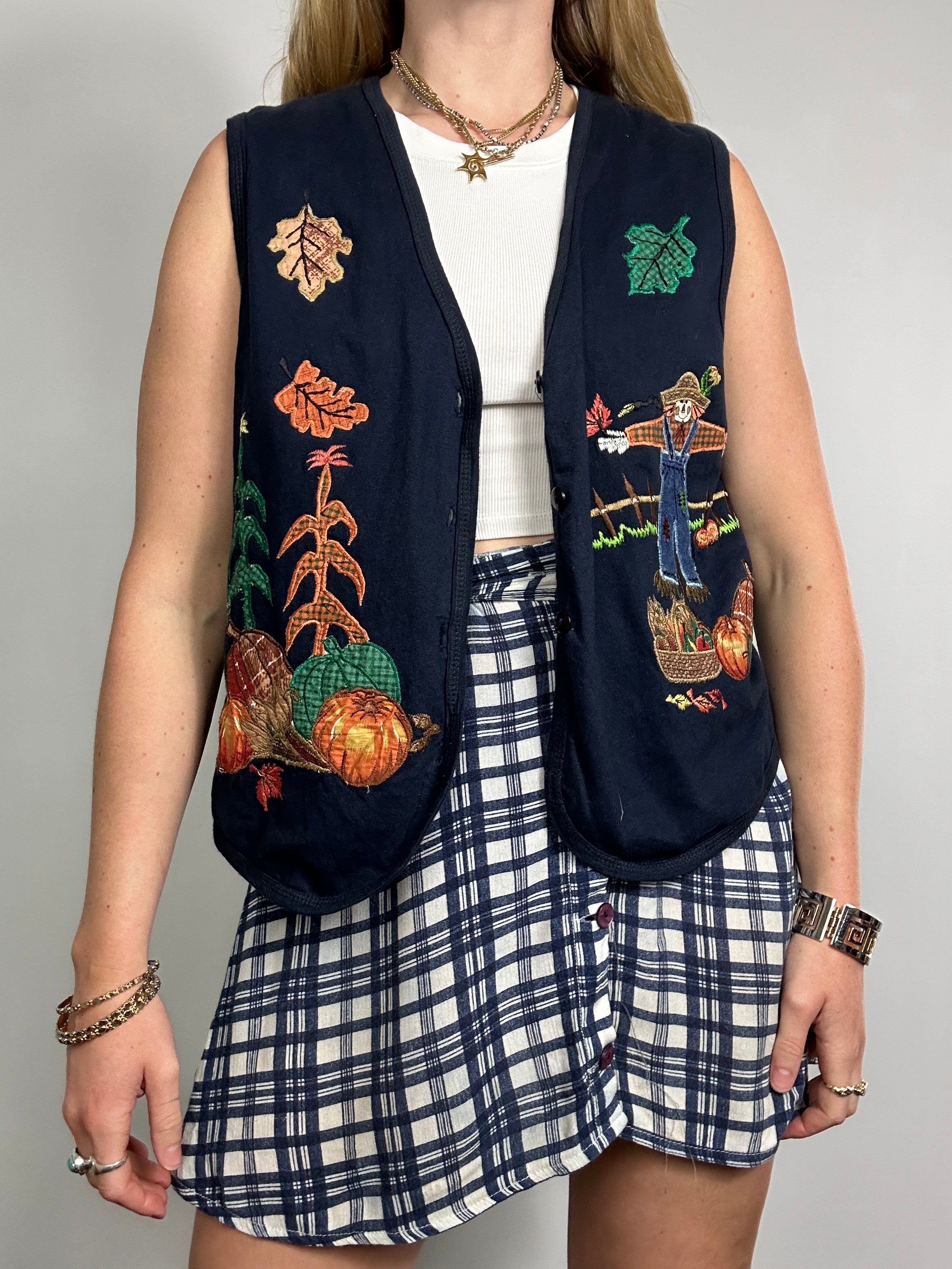Halloween 90's Waistcoat Size 10