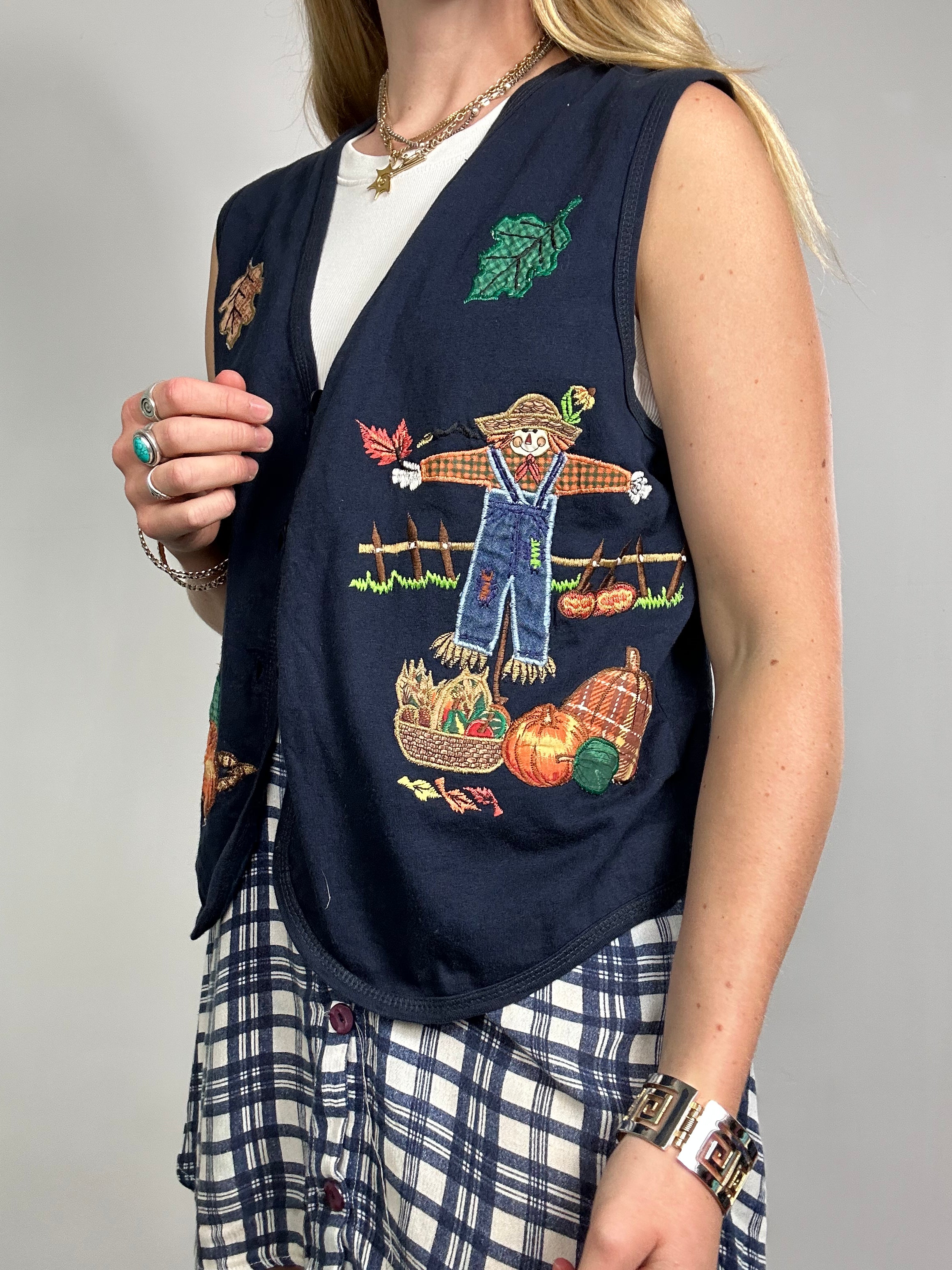 Halloween 90's Waistcoat Size 10