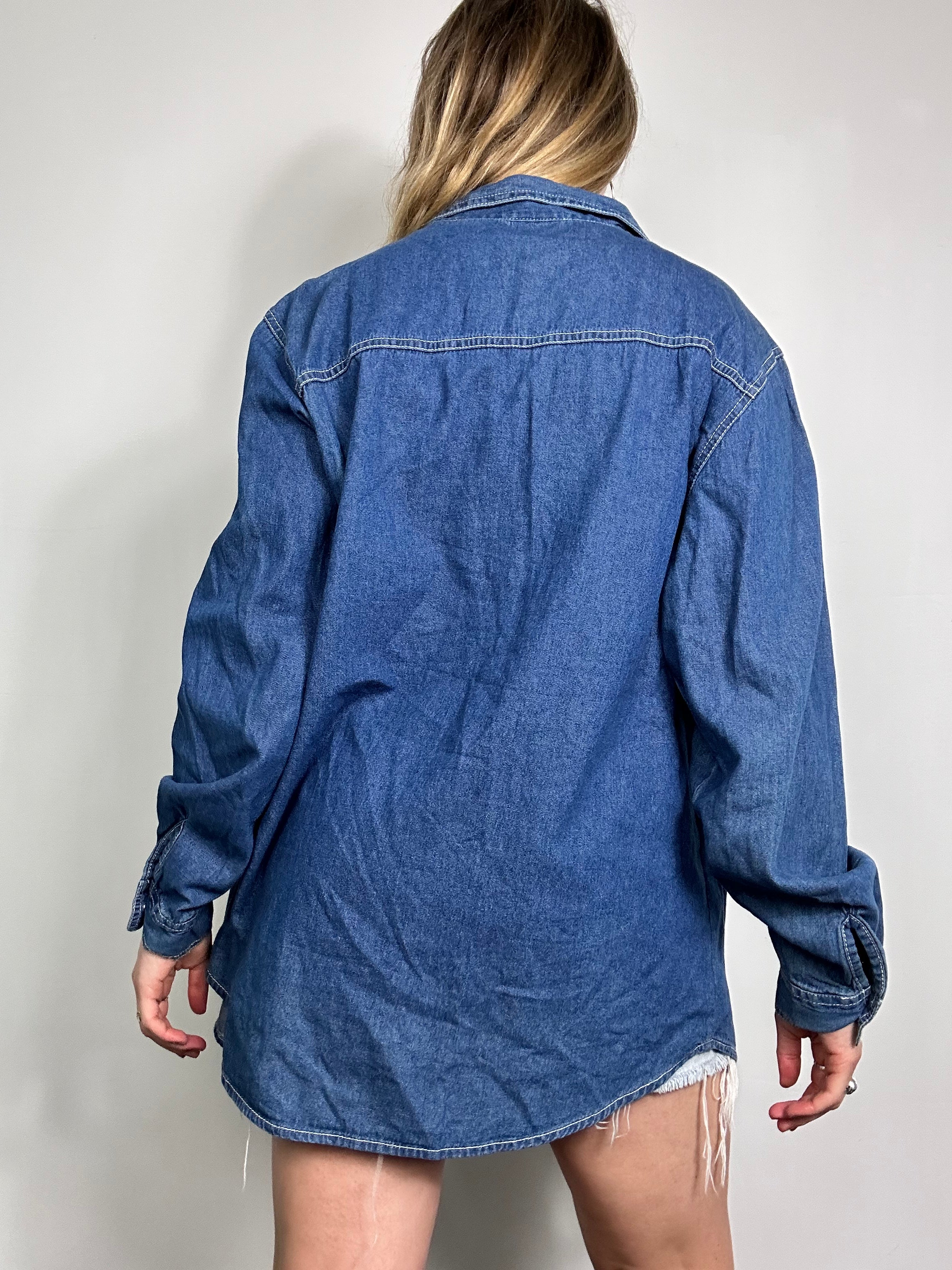 Denim 90's Autumnal Shirt Size L