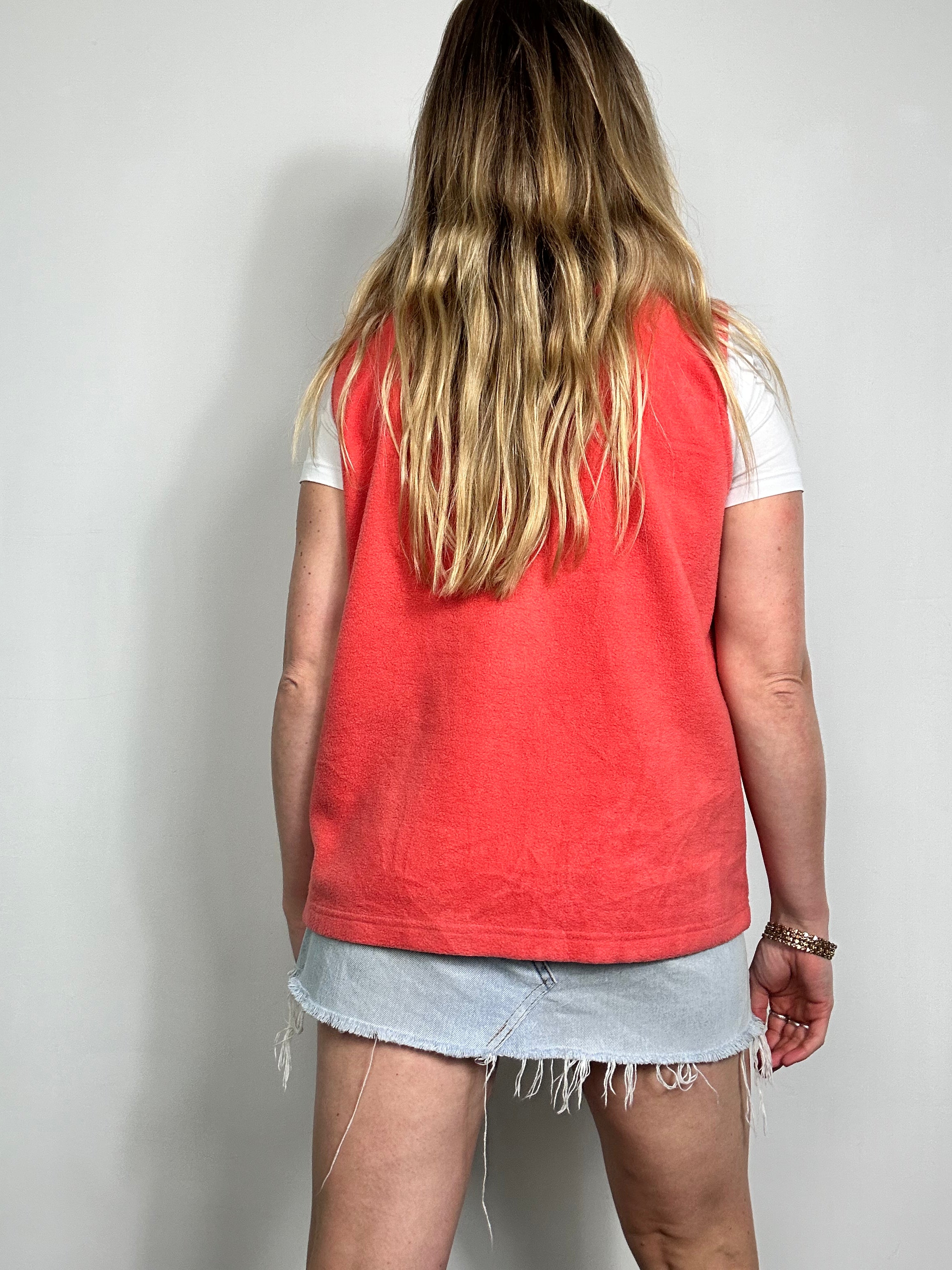 Peach Owl Fleece Size M