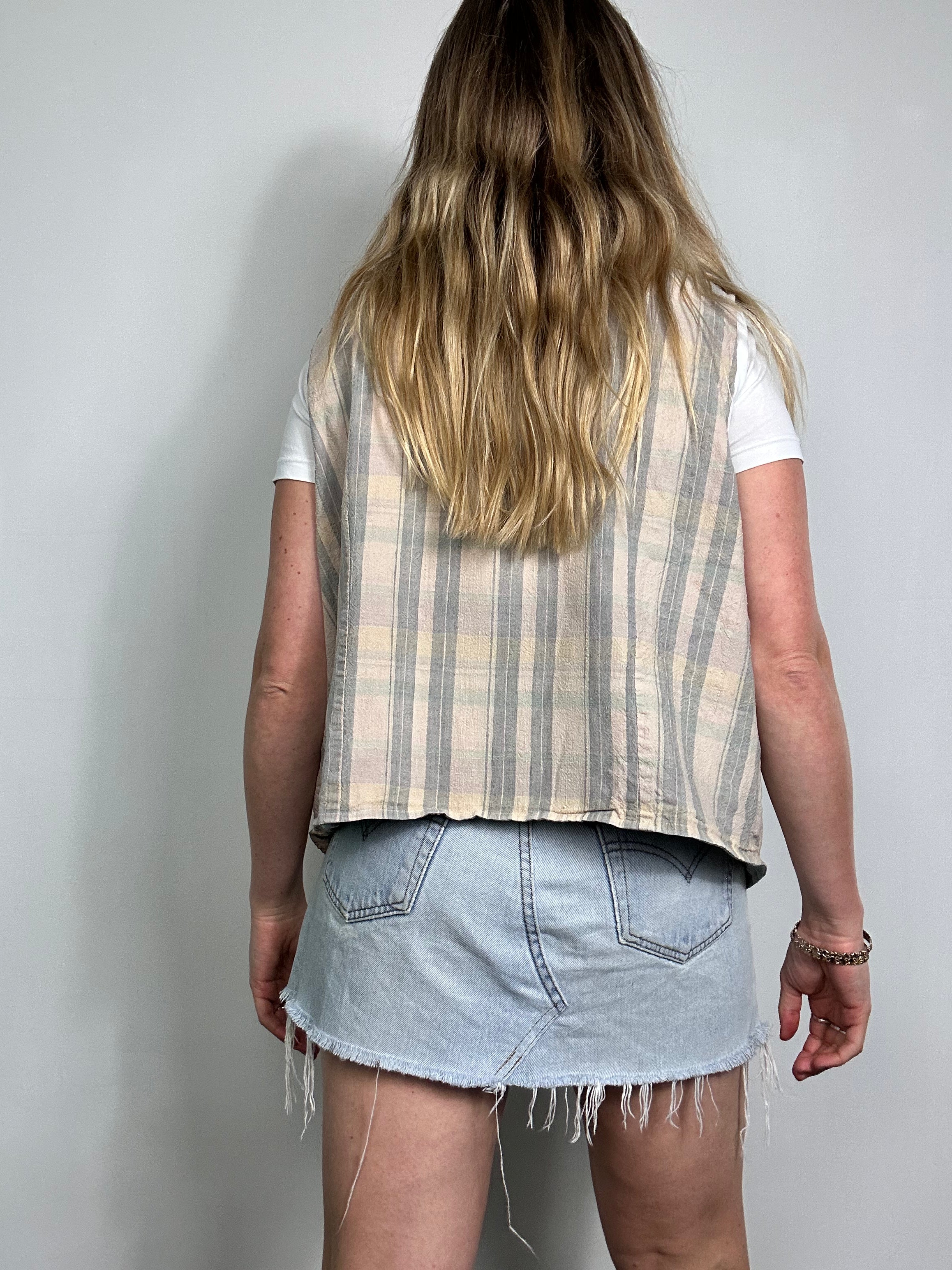 Reversible 90's Waistcoat Size 14
