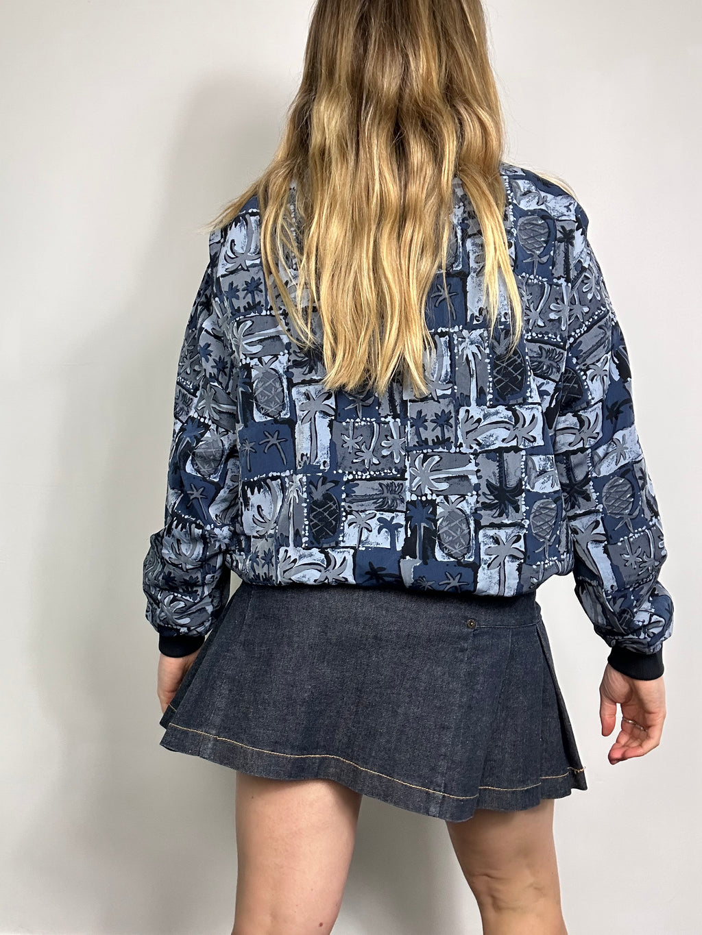 Half Zip 80's Sweater Size S