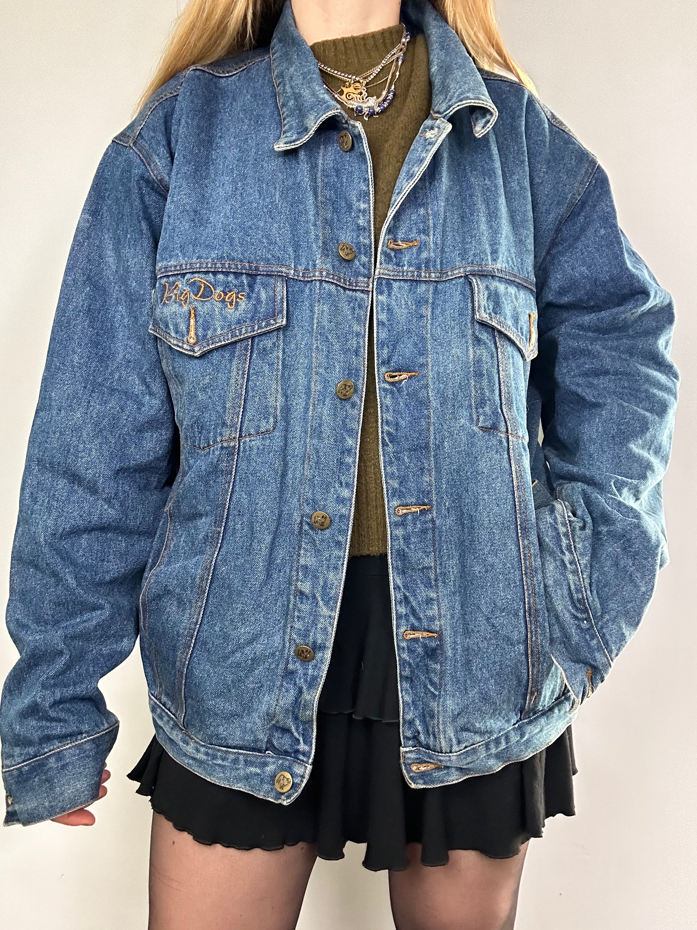 Big Dawgs Denim Jacket Size L