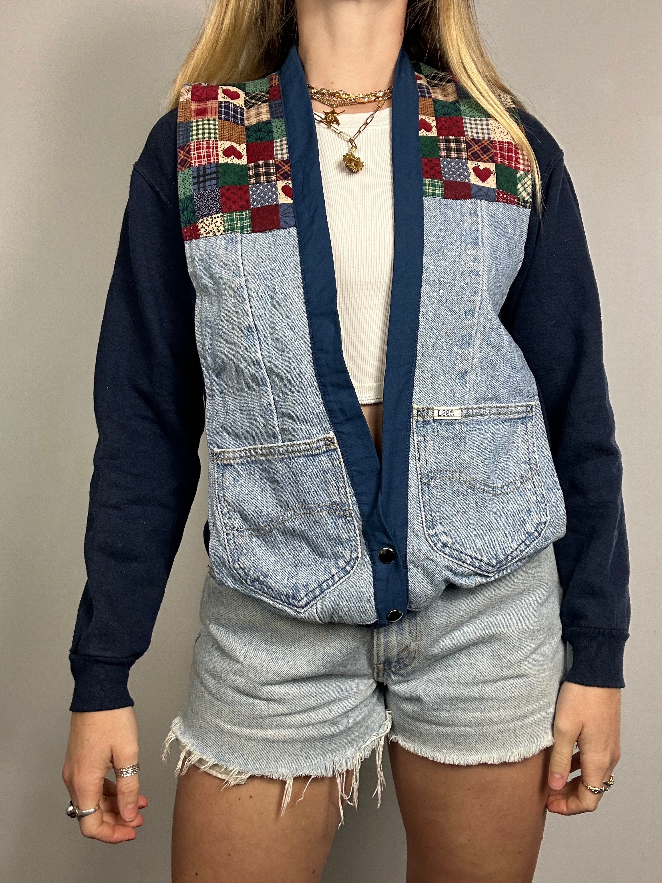 Denim Cardigan 90's Size S
