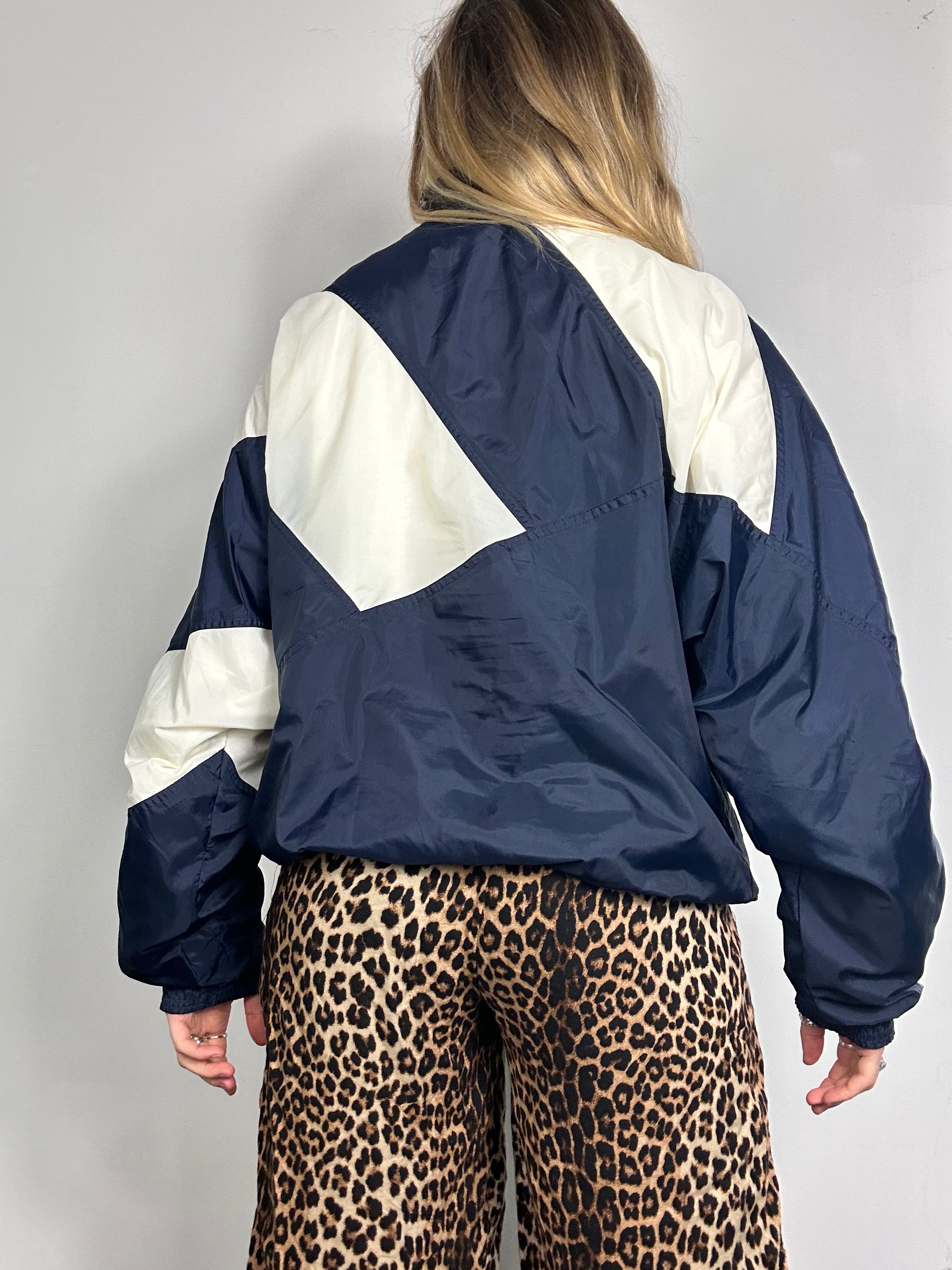 ADidas Navy Bomber Jacket Size M