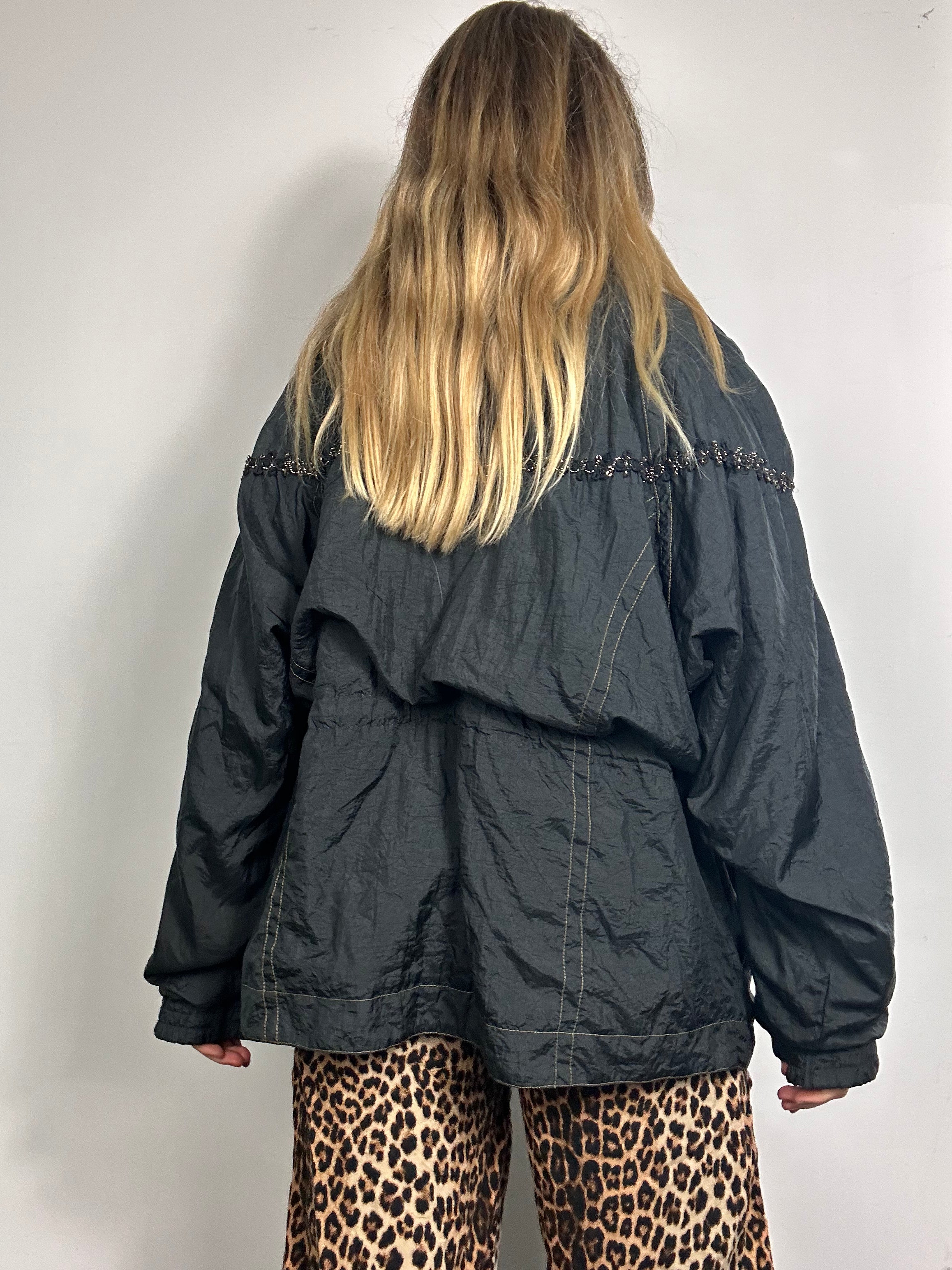 Black 80's Jacket Size L