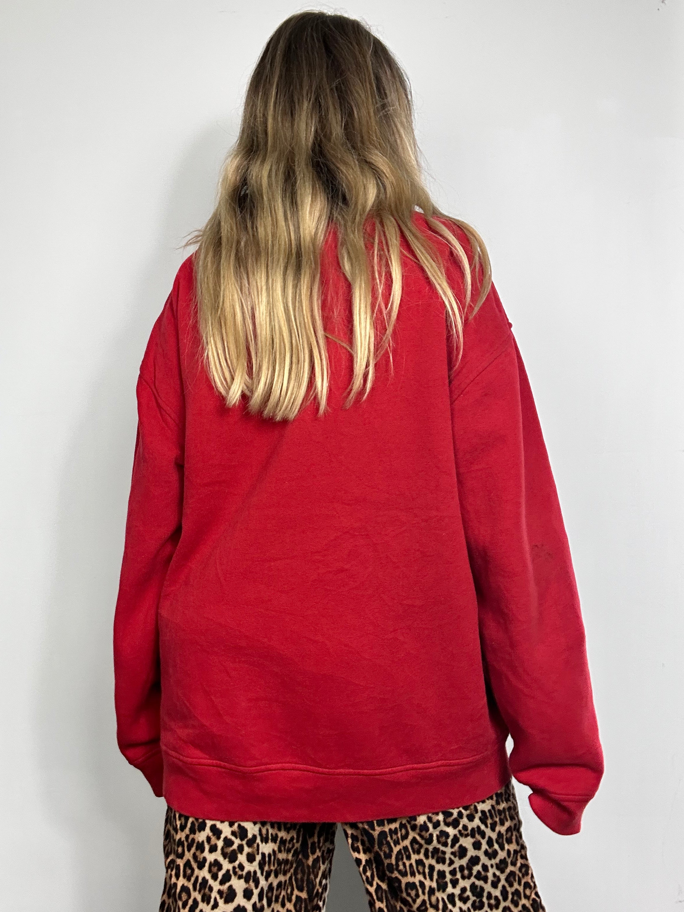 Red Tommy Hilfiger Sweater Size XL