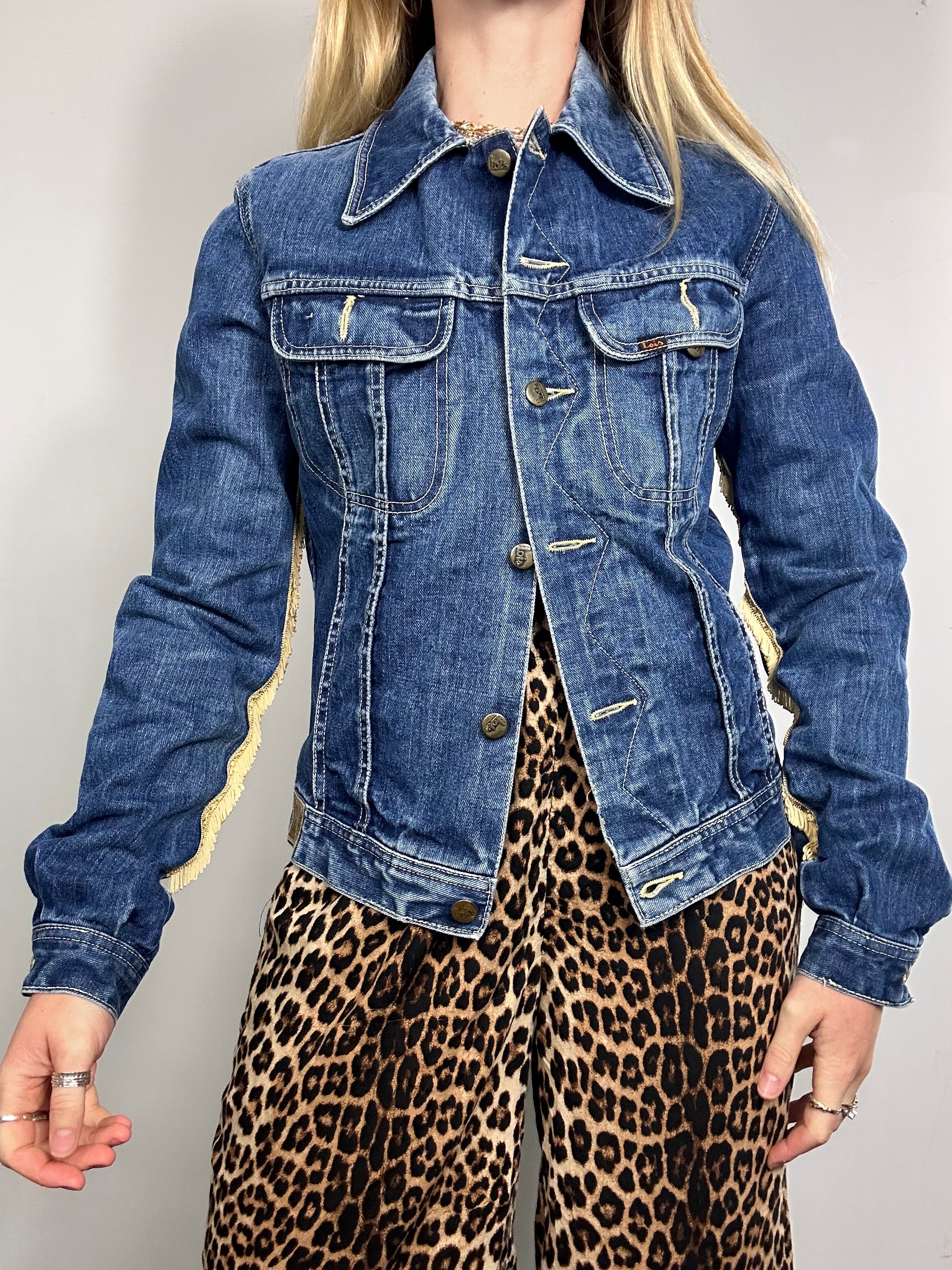 Tasmanian Devil Denim Jacket Size 8