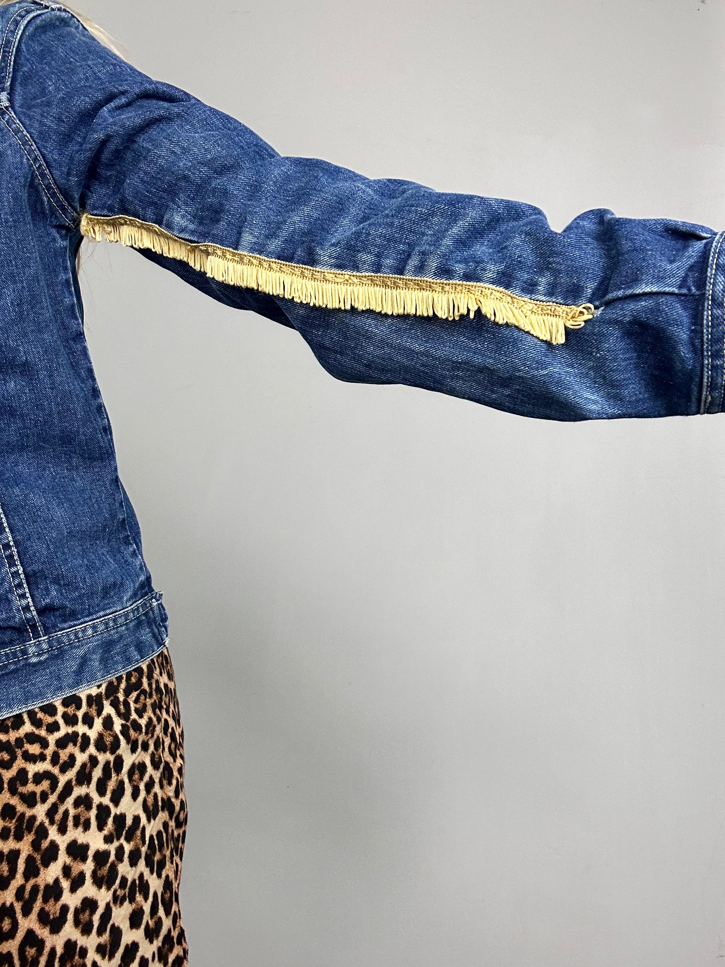 Tasmanian Devil Denim Jacket Size 8