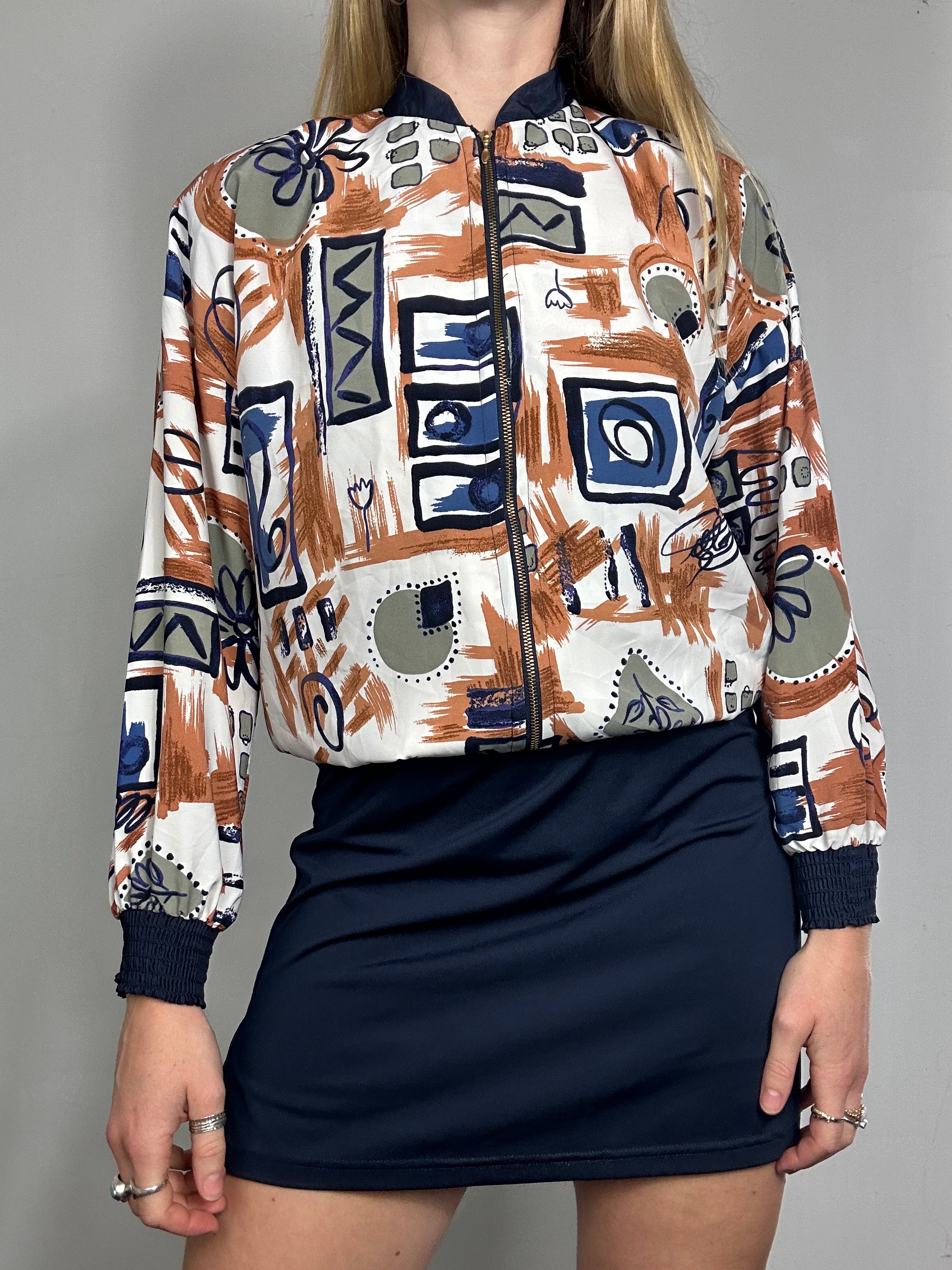 Lightweight 90's Bomber Jacket Size Xs