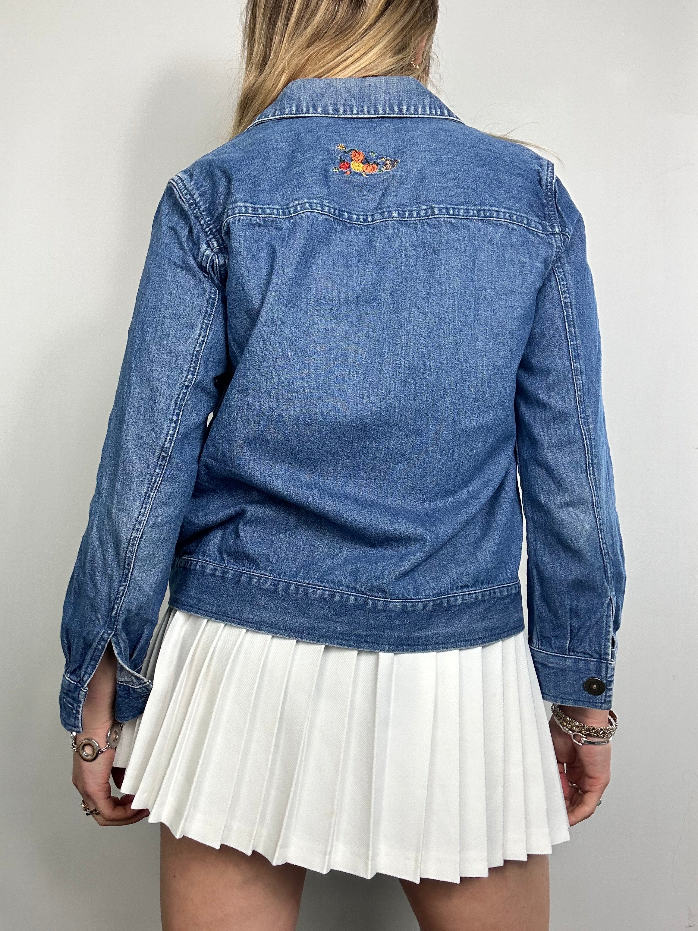 Halloween Denim Jacket Size 10