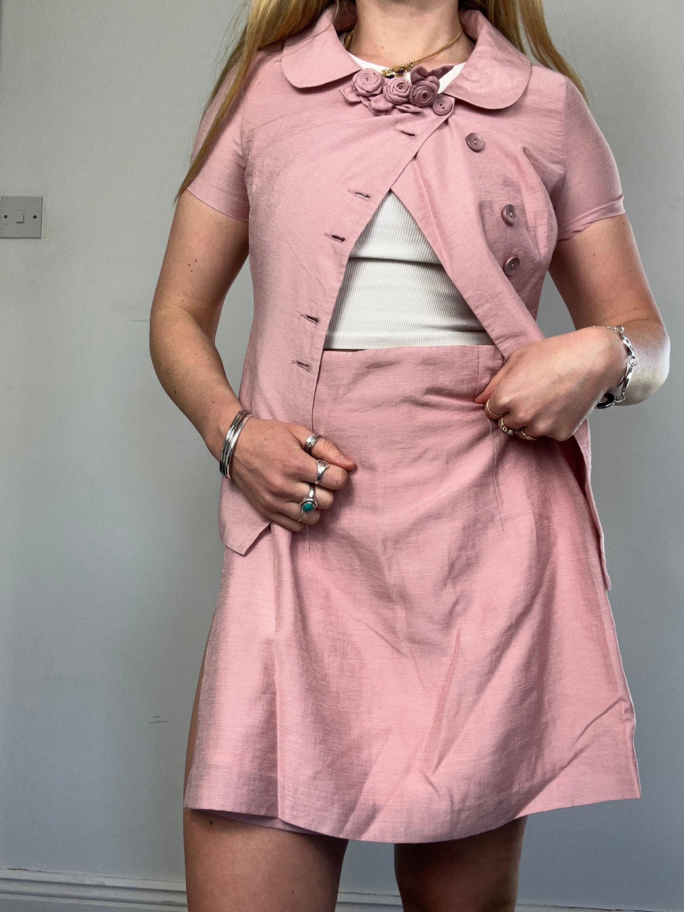 Baby Pink Two Piece Set Size 6
