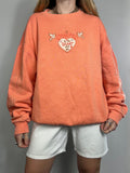 Granma Is The heart Peach Sweater Size L