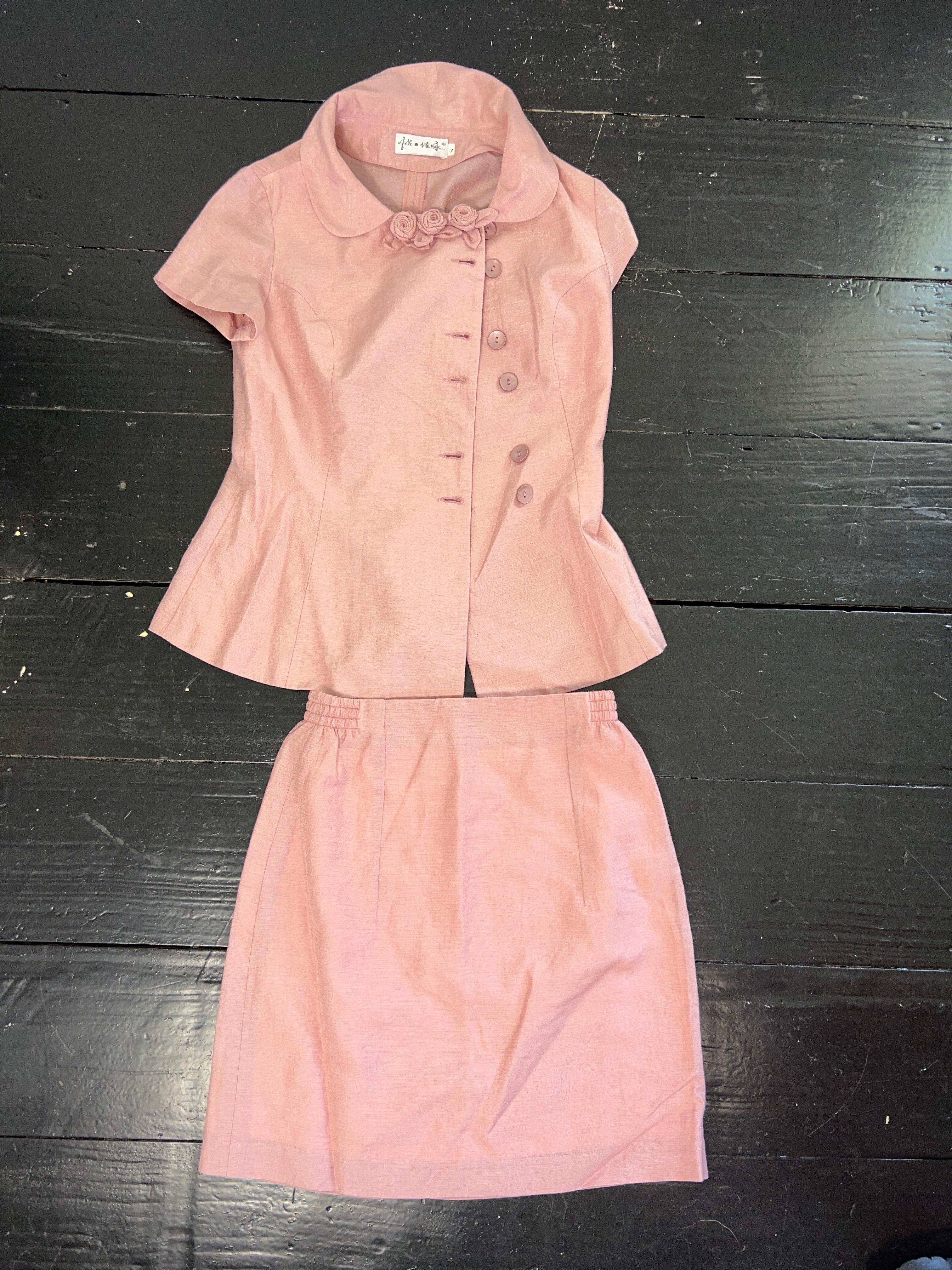 Baby Pink Two Piece Set Size 6