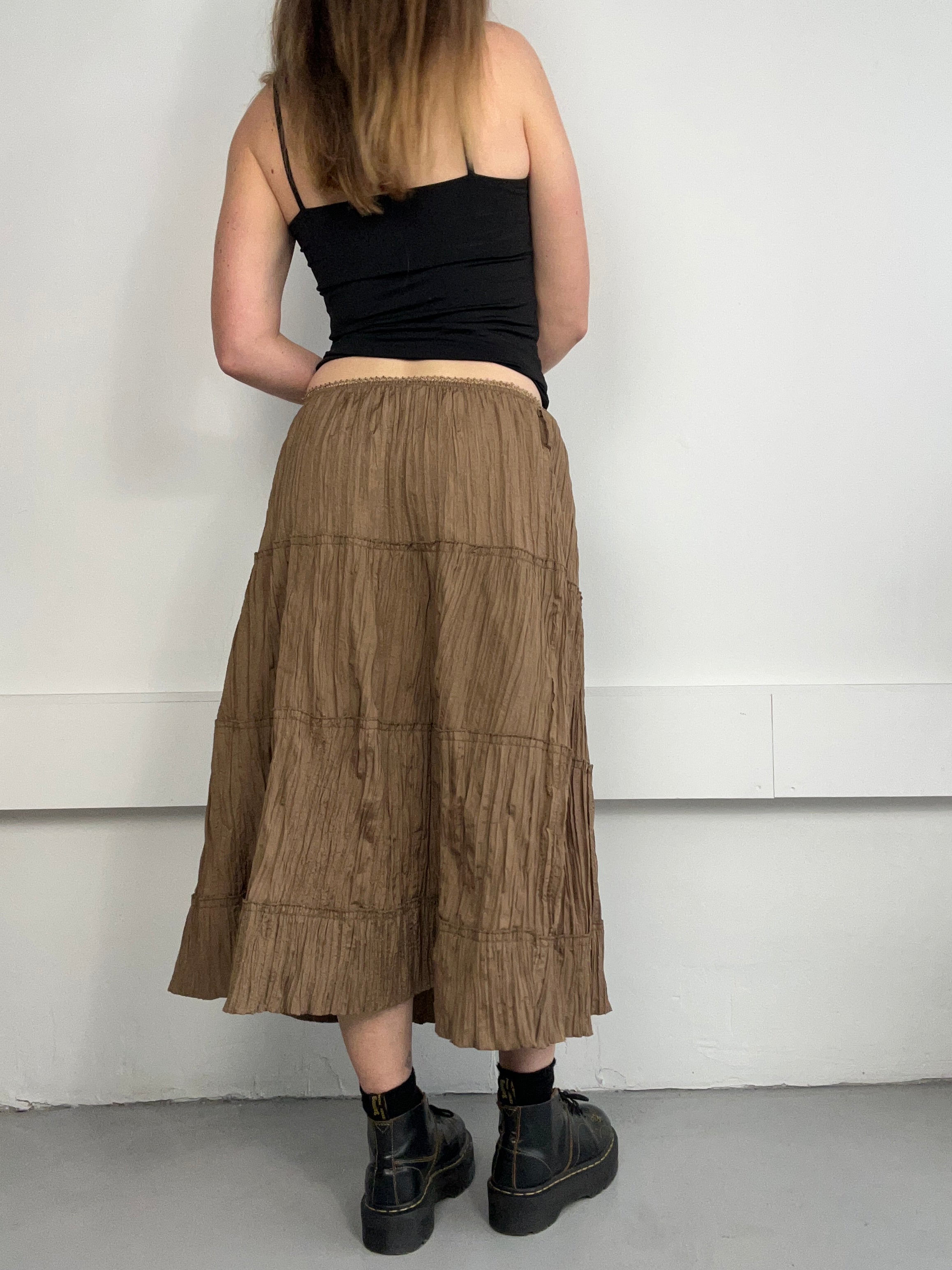 Brown Maxi Skirt Size 8/10/12