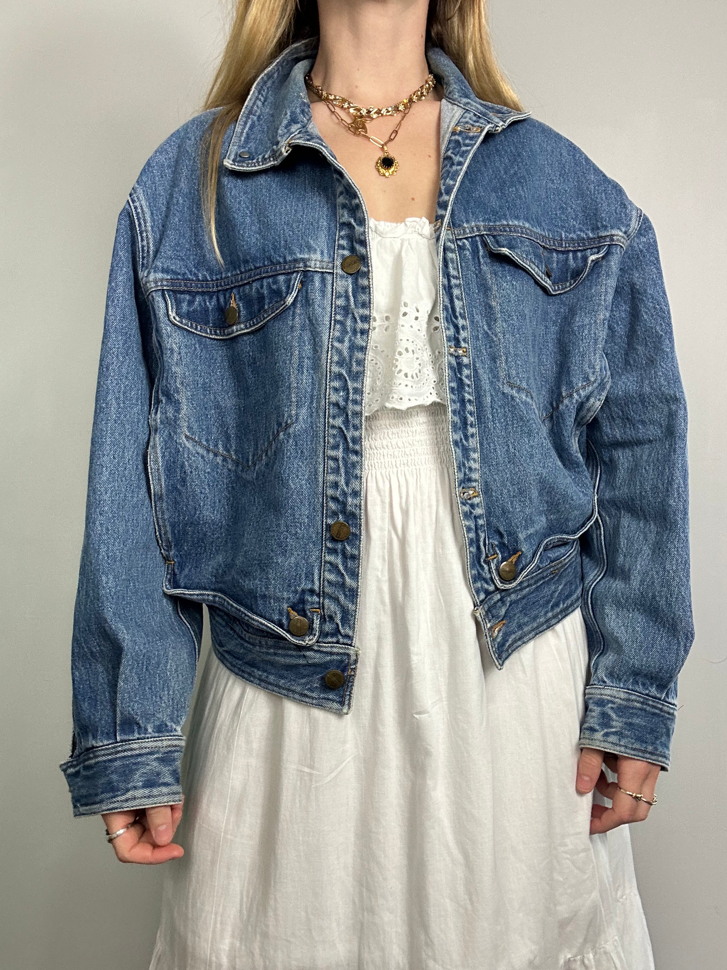 Denim 80's Jacket Size M