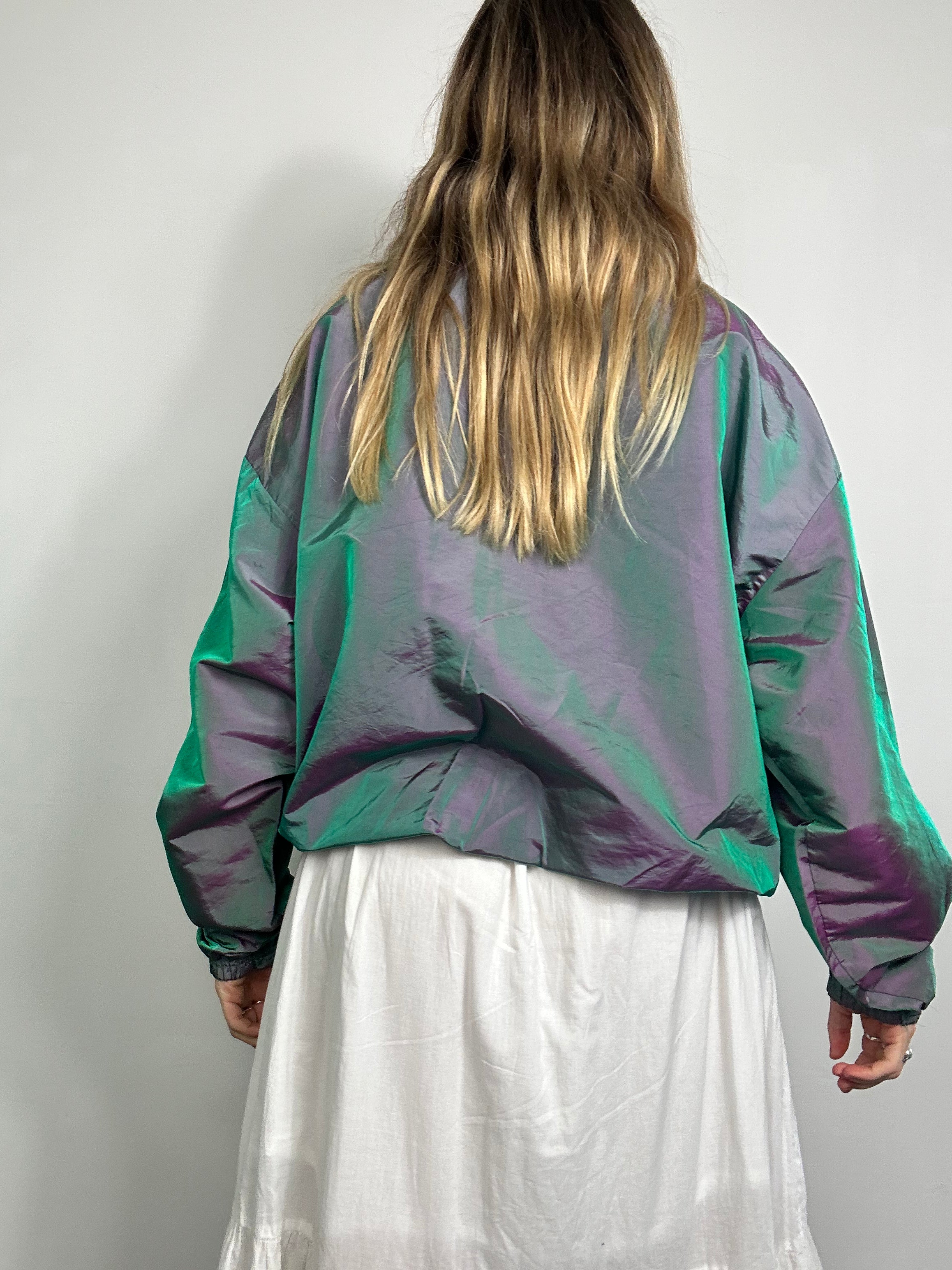Irradecent half Zip Wind breaker Size L