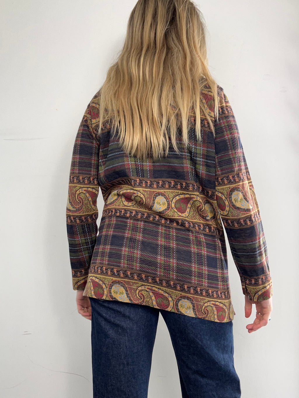 Paisley print Blazer Size 8