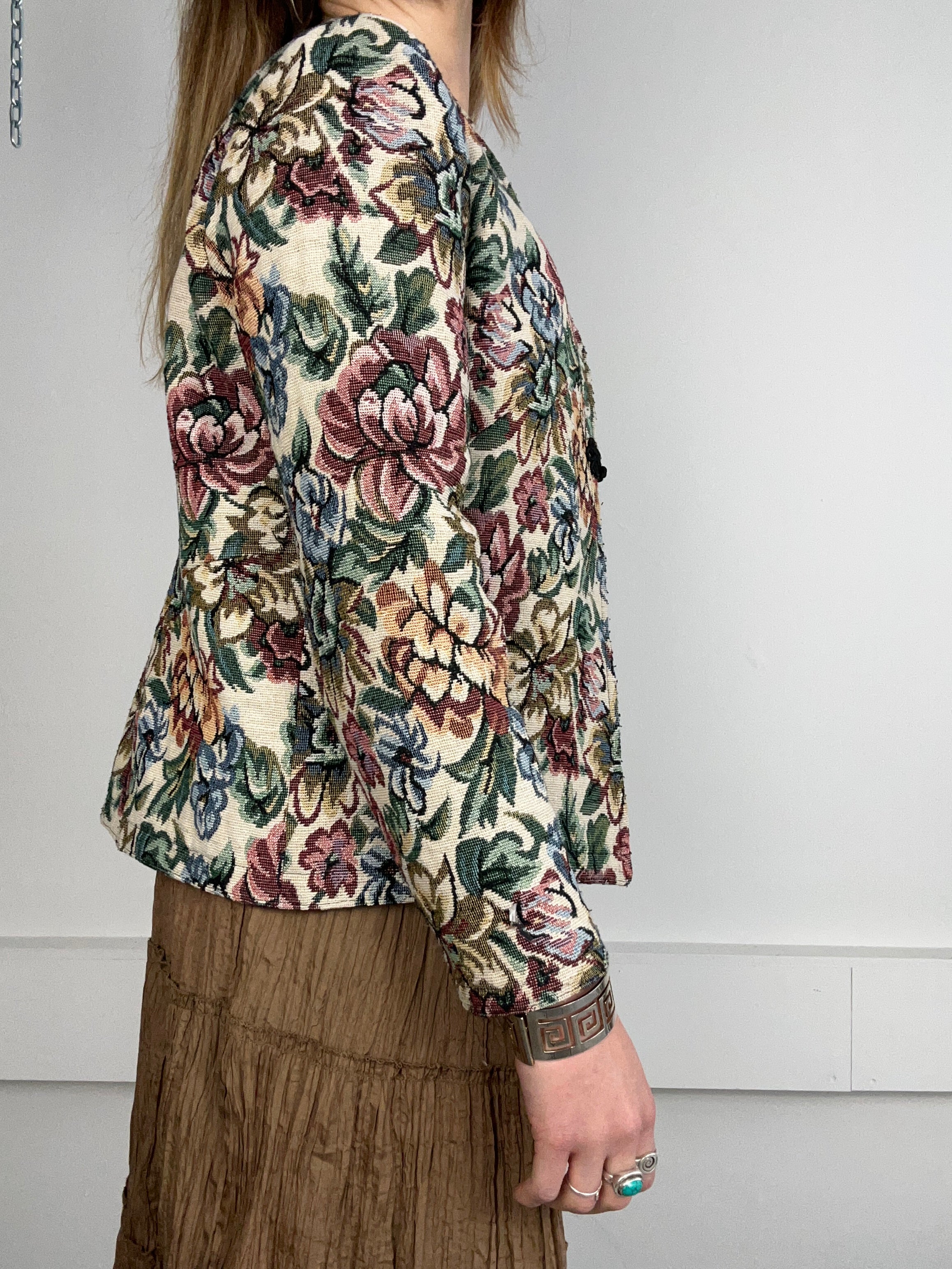 Floral Tapestry Jacket Size 10/12